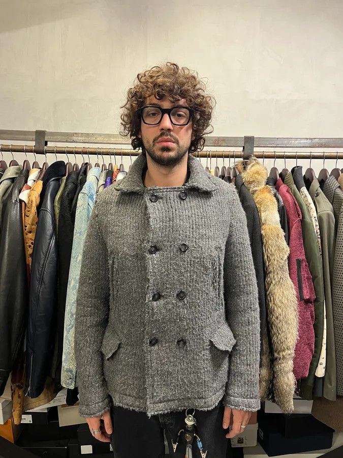 Dolce & Gabbana 2000s Dolce & Gabbana Grey Wool Buttoned Jacket Size 42R - 2 Thumbnail