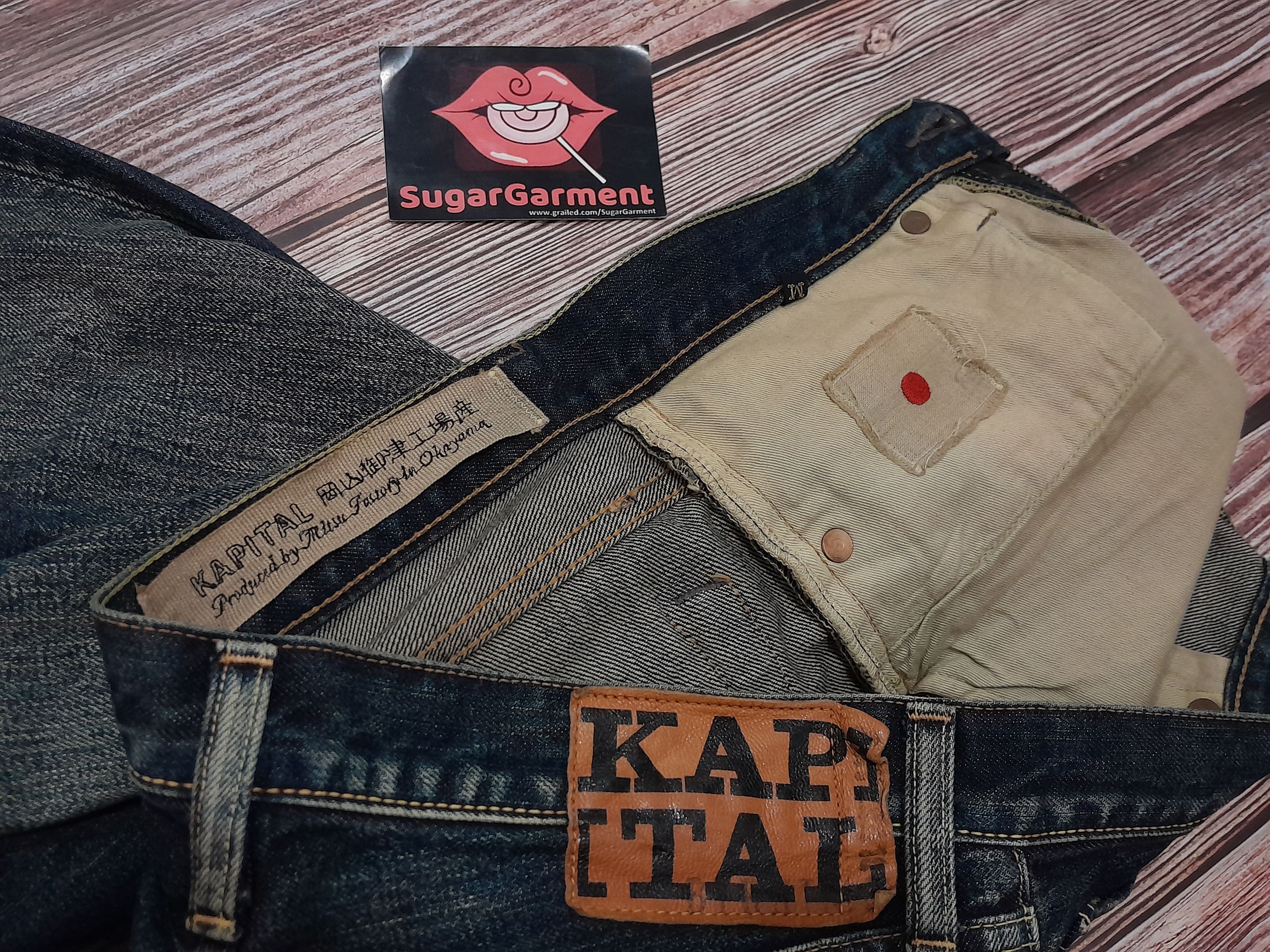 Kapital KAPITAL Jeans Flare Bell Bottom Bootcut Vintage Size US 31 - 11 Thumbnail