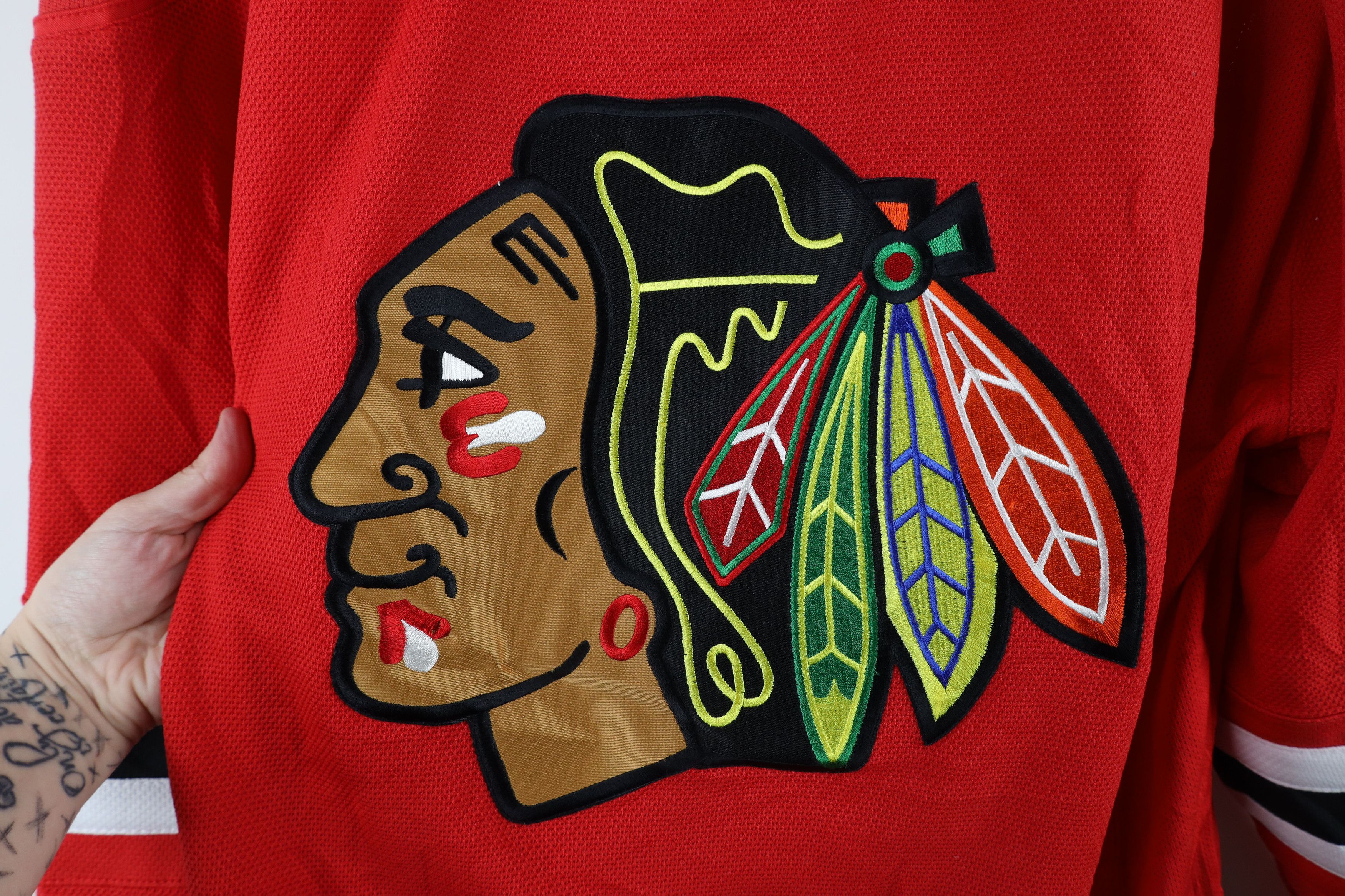Reebok × Vintage Vintage Reebok Chicago Blackhawks Hockey Jersey Stitched Size US L / EU 52-54 / 3 - 7 Thumbnail