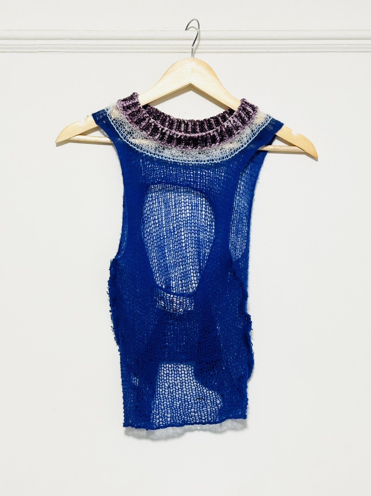 Marni Blue Cutout Tank Top Size S / US 4 / IT 40 - 2 Thumbnail