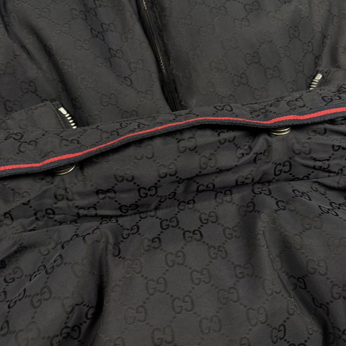 Gucci Gucci Monogram Nylon ‘Black’ Hooded Jacket Size US M / EU 48-50 / 2 - 7 Thumbnail