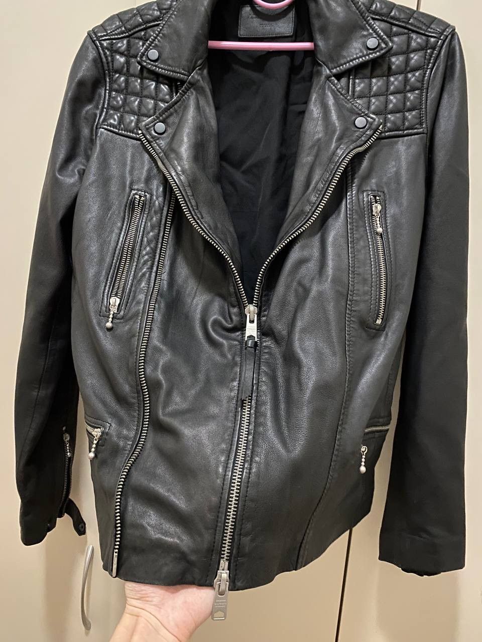 Allsaints Allsaints leather jacket overshirt streetwear hype Size US S / EU 44-46 / 1 - 5 Thumbnail