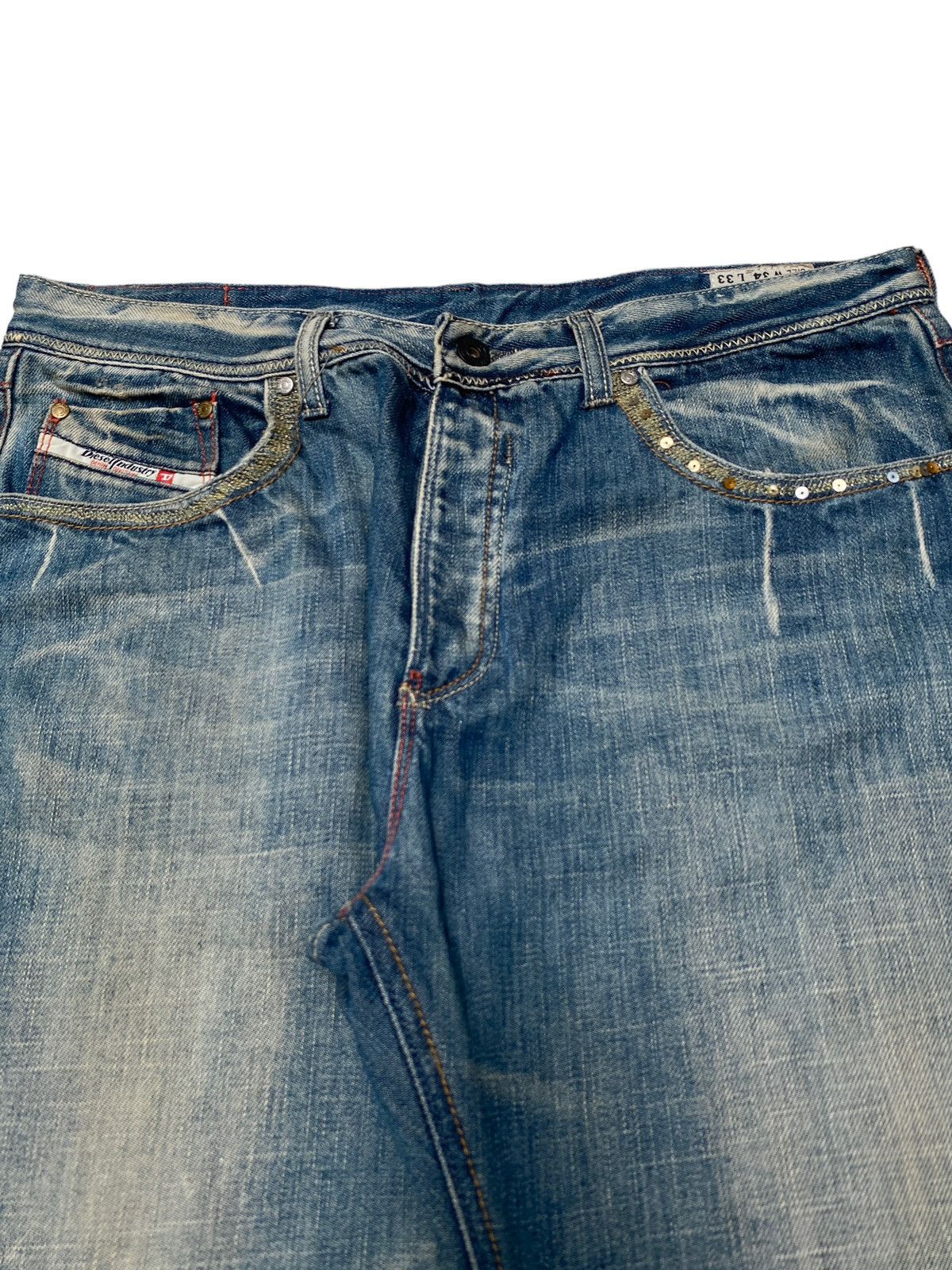 Designer × Diesel × Vintage Vintage Brand Diesel Jeans 2000s Size US 34 / EU 50 - 4 Thumbnail
