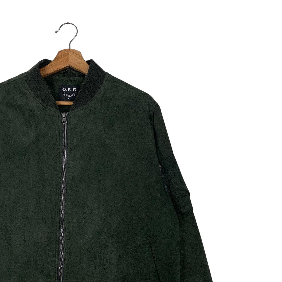 Japanese Brand Japanese Brand ORG Green Bomber Jacket Size US L / EU 52-54 / 3 - 5 Thumbnail