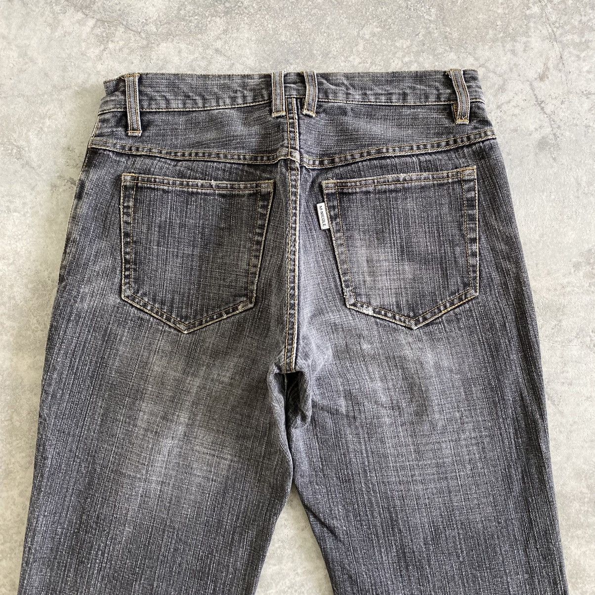 Other Monsieur Nicole Washed Grey Flared Denim Jeans Size US 30 / EU 46 - 18 Thumbnail