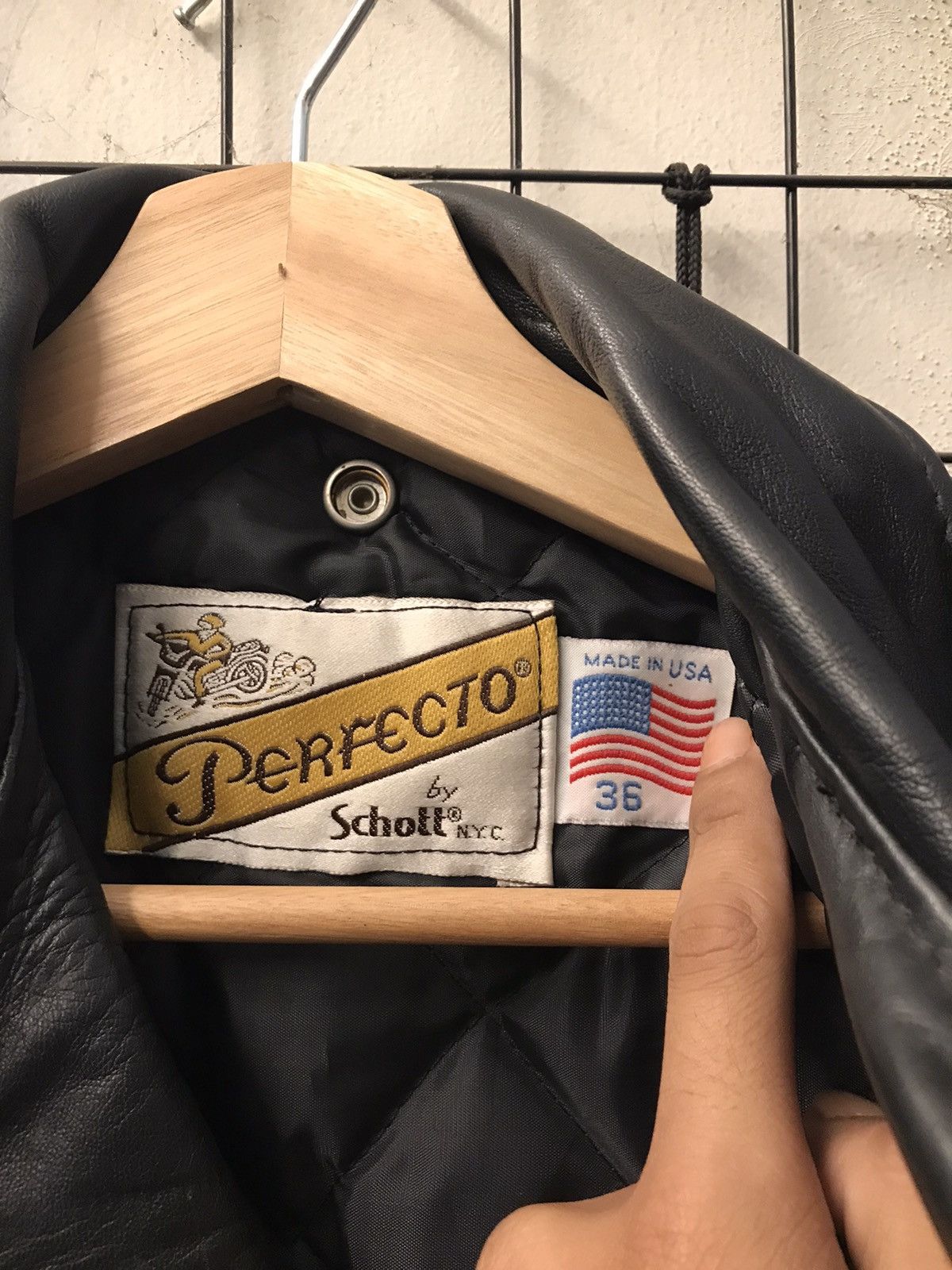 Schott × Vintage Vintage schott perfecto steerhide leather biker jacket Size US M / EU 48-50 / 2 - 2 Thumbnail