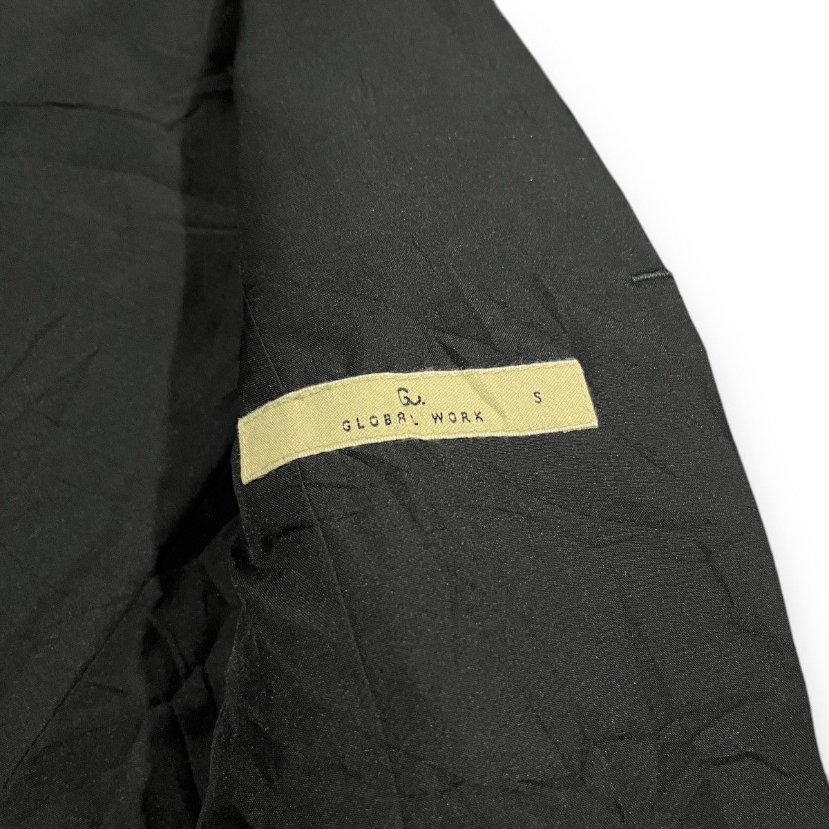 Global Work × Japanese Brand VINTAGE GLOBAL WORK WOOL PEA COAT Size US S / EU 44-46 / 1 - 6 Thumbnail