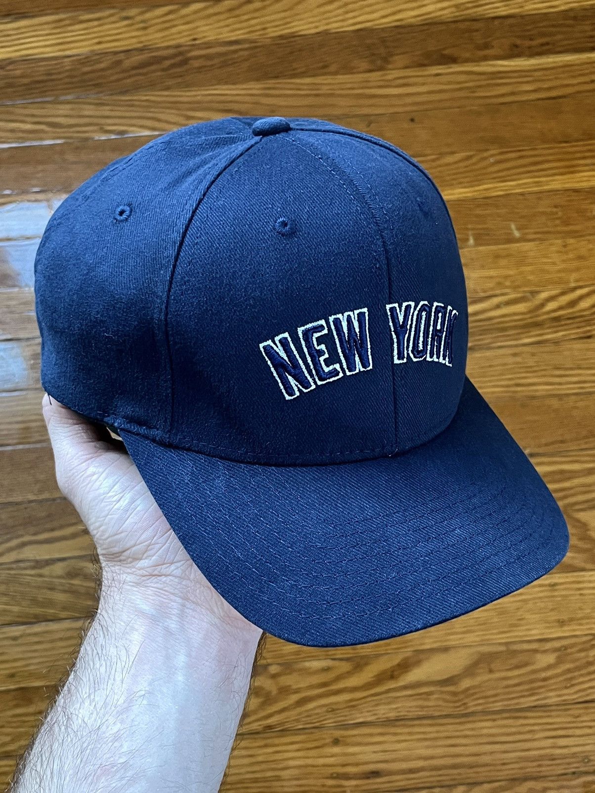 MLB × Nike × Vintage Vintage 90’s MLB Nike Team New York Cap Size ONE SIZE - 4 Thumbnail