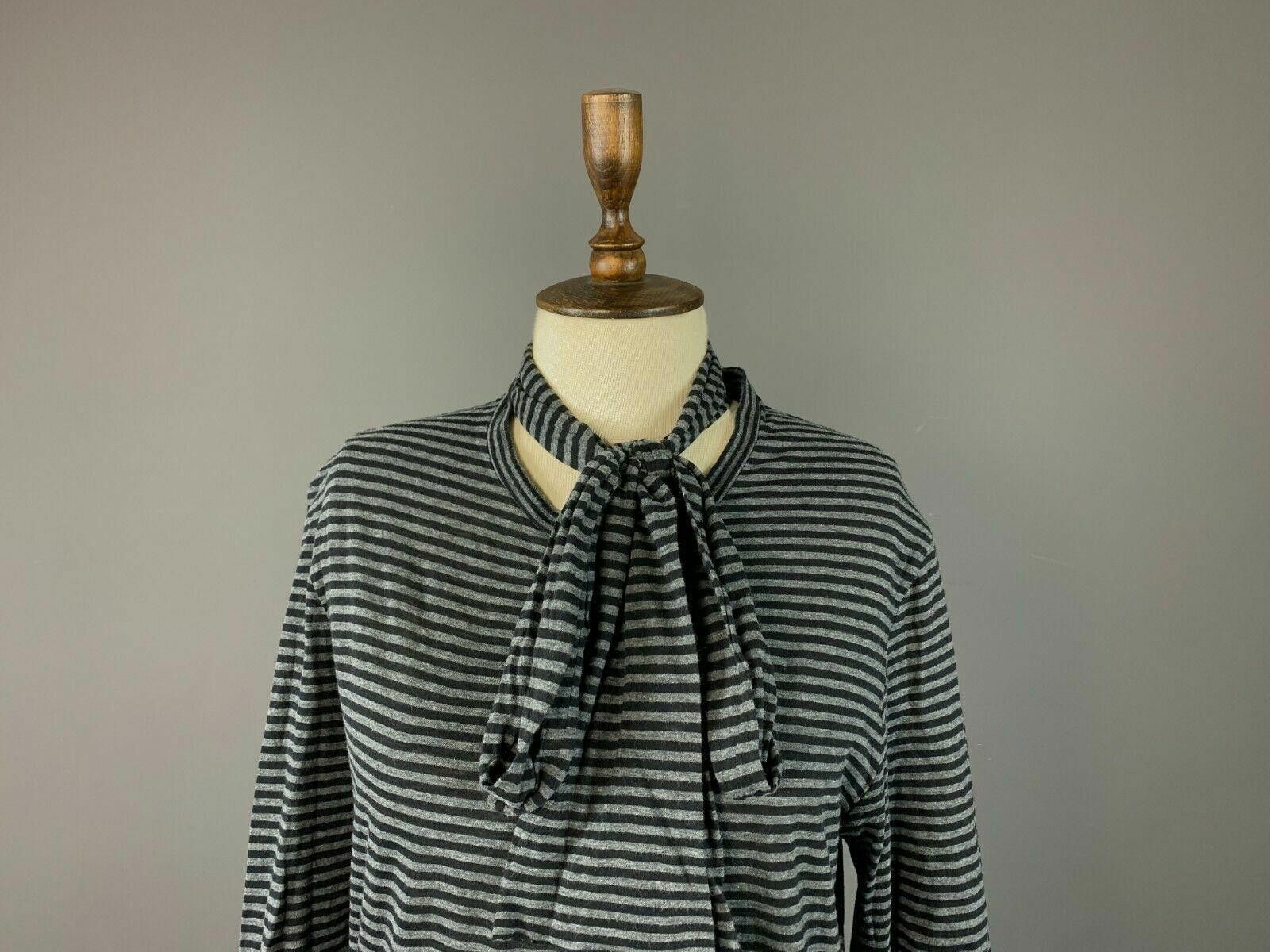Neil Barrett Neil Barrett Black Striped Crew Neck Pullover Sweater Size L Size L / US 10 / IT 46 - 2 Thumbnail
