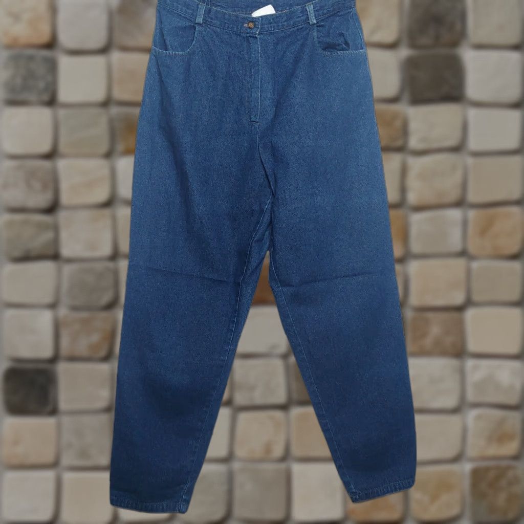 Vintage VINTAGE Gitano Mom Jeans Women's 16 Medium Wash Blue Denim Retro High Waist Size 38" / US 16 / IT 52 - 1 Thumbnail