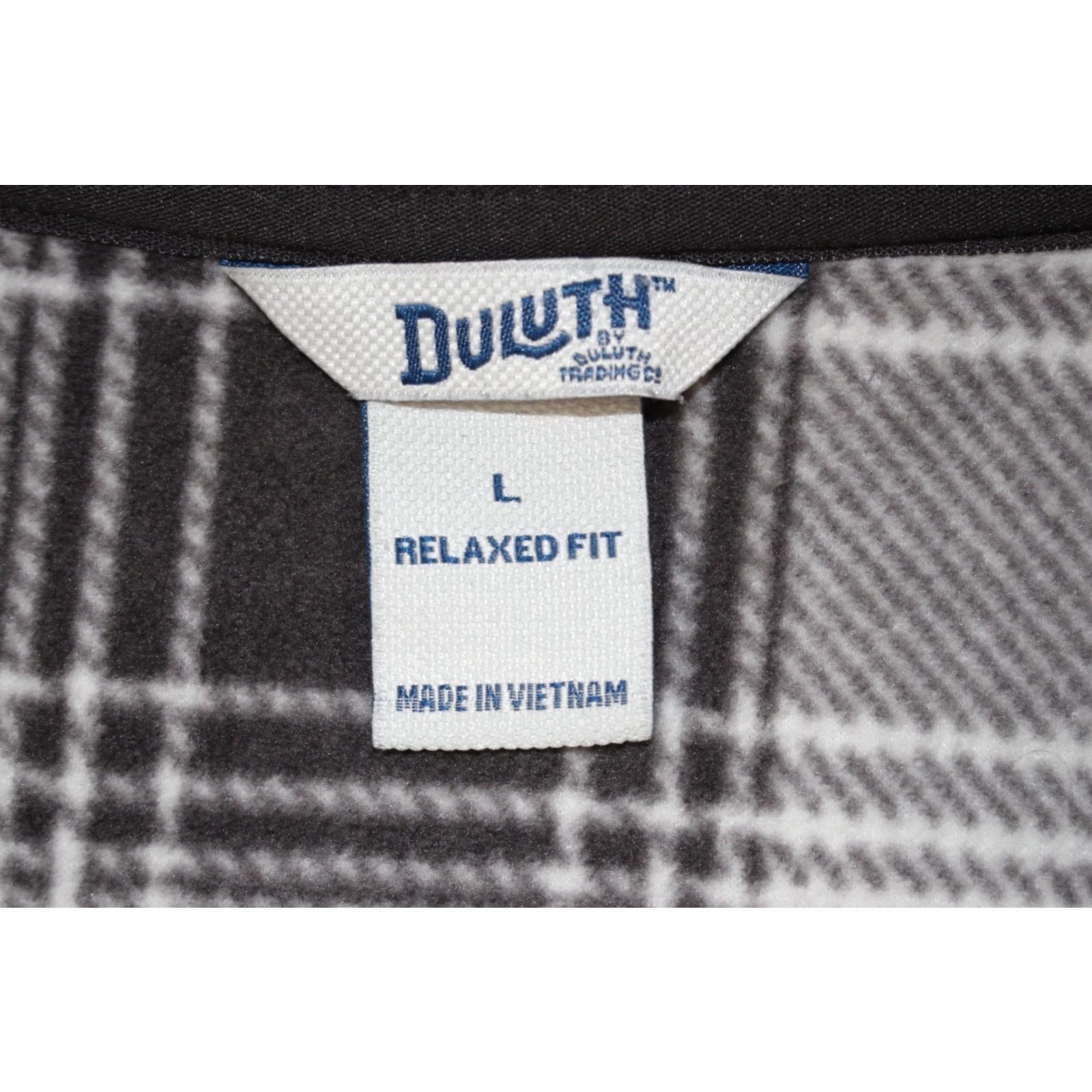 Vintage Duluth Trading Shirt Men's L Doubleback Snap T Fleece Pullover Plaid Black Size US L / EU 52-54 / 3 - 6 Thumbnail