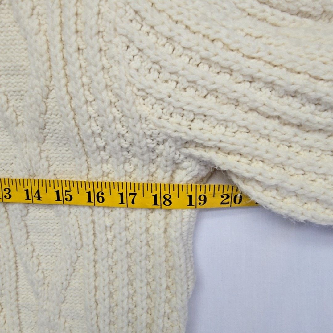 Sears Vintage Sears Sweater Cable Knit Wool 70s Mock Neck Small Size US S / EU 44-46 / 1 - 13 Thumbnail