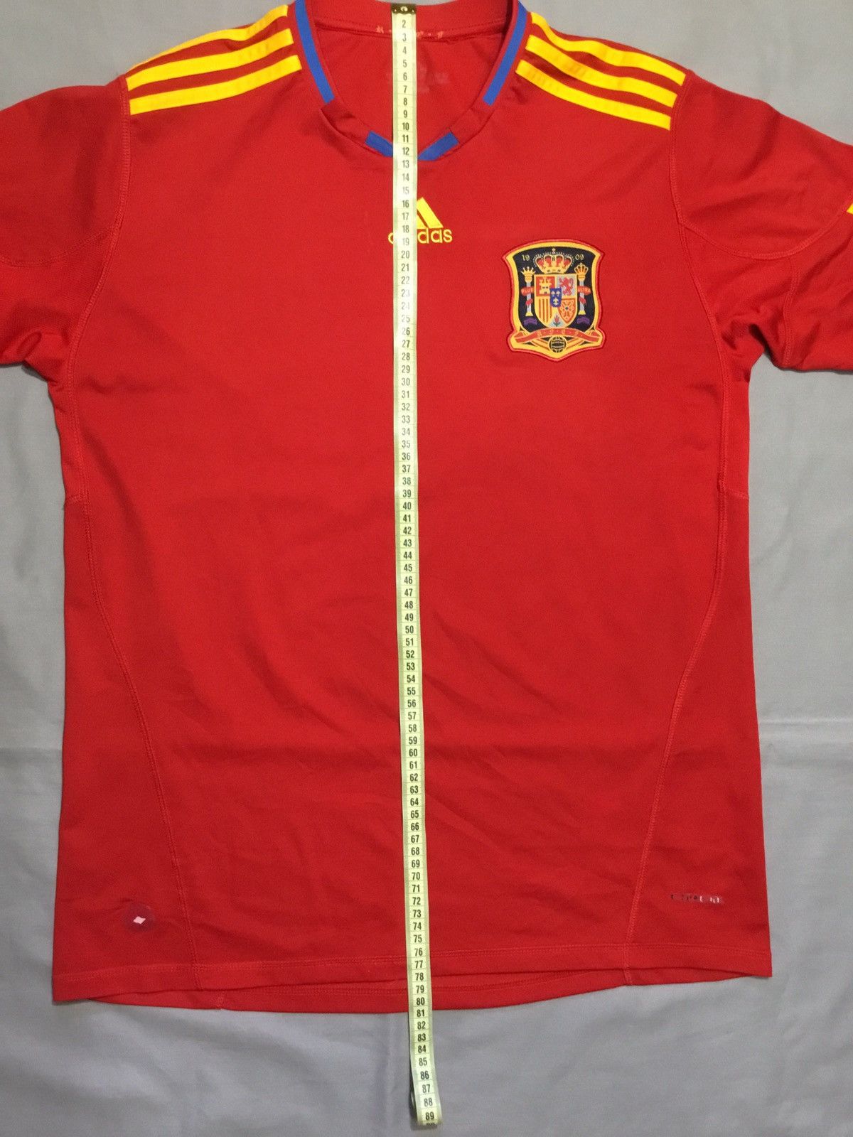 Adidas Vintage 2009 Red Adidas Spain National Team Home T-Shirt XL Size US XL / EU 56 / 4 - 8 Thumbnail