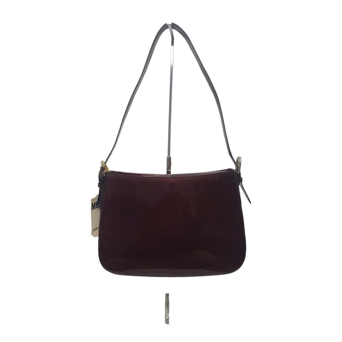 Moschino × Vintage Moschino Domestic Skin Shoulder Purple Bag Size ONE SIZE - 4 Thumbnail