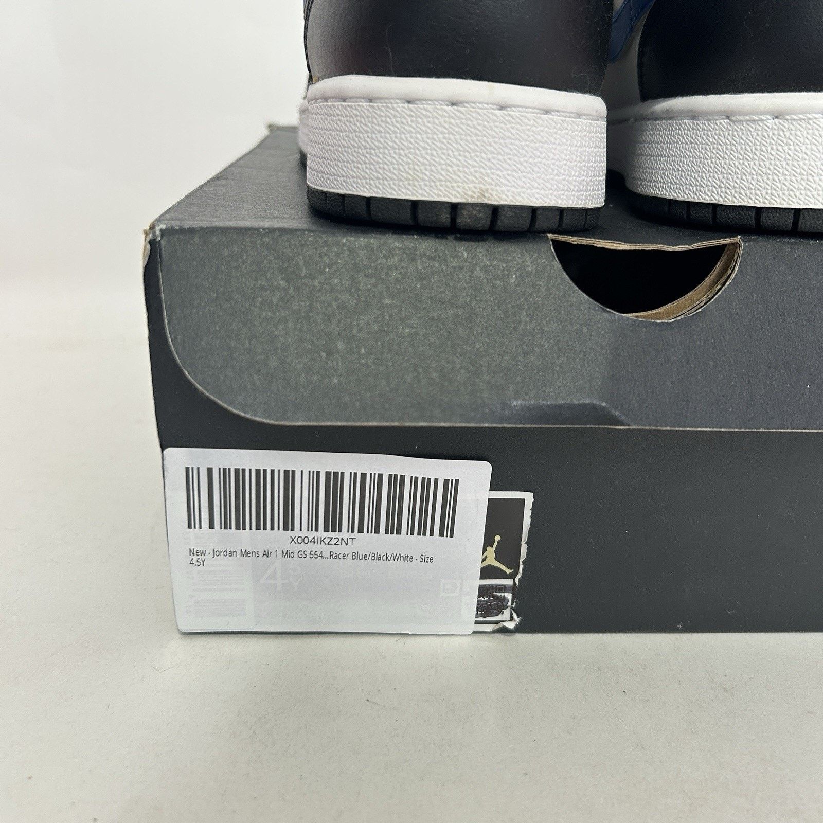 Nike Nike Air Jordan 1 Retro Mid GS “Racer Blue” 554725-140 Size US 6 / IT 36 - 5 Thumbnail
