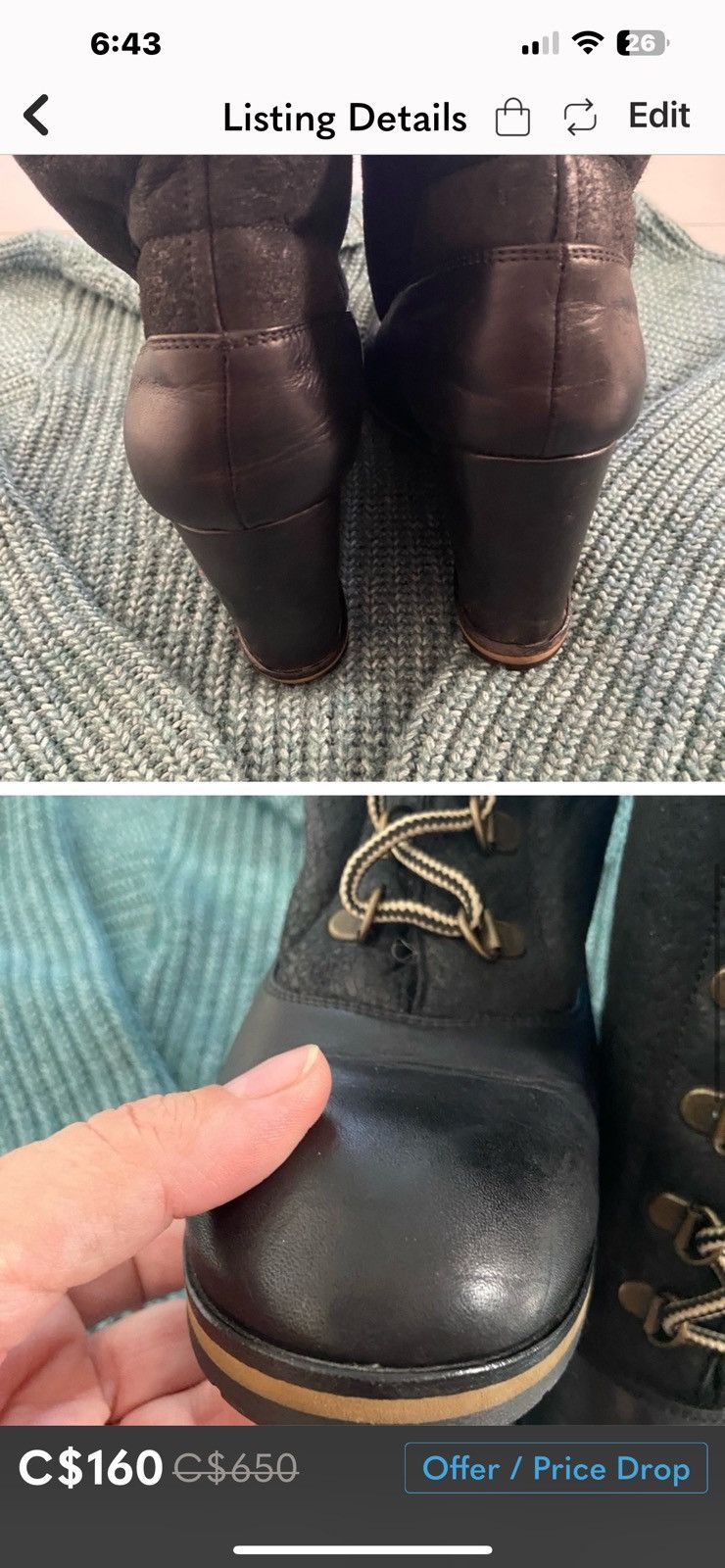 Other Marc Cain shirling leather boots 8.5 Size US 8.5 / IT 38.5 - 6 Thumbnail