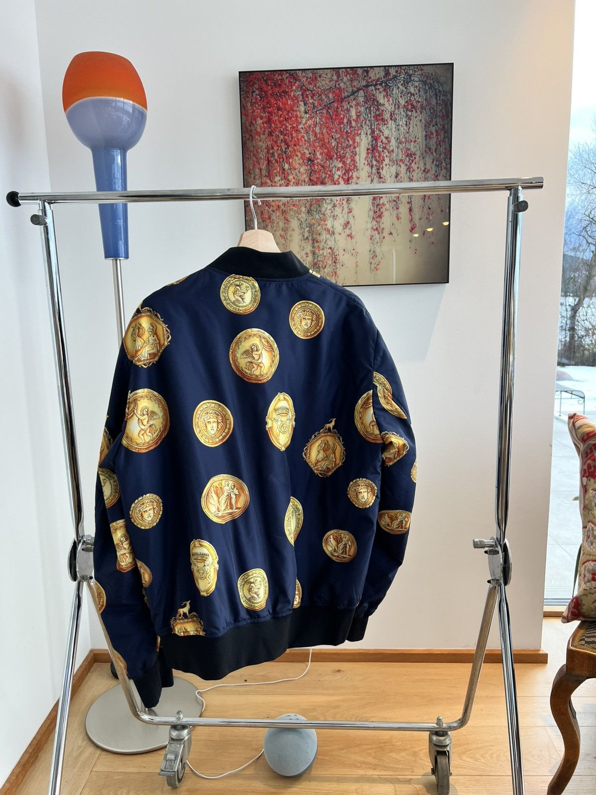 Versace Versace Coin Print Bomberjacket Size US M / EU 48-50 / 2 - 3 Thumbnail