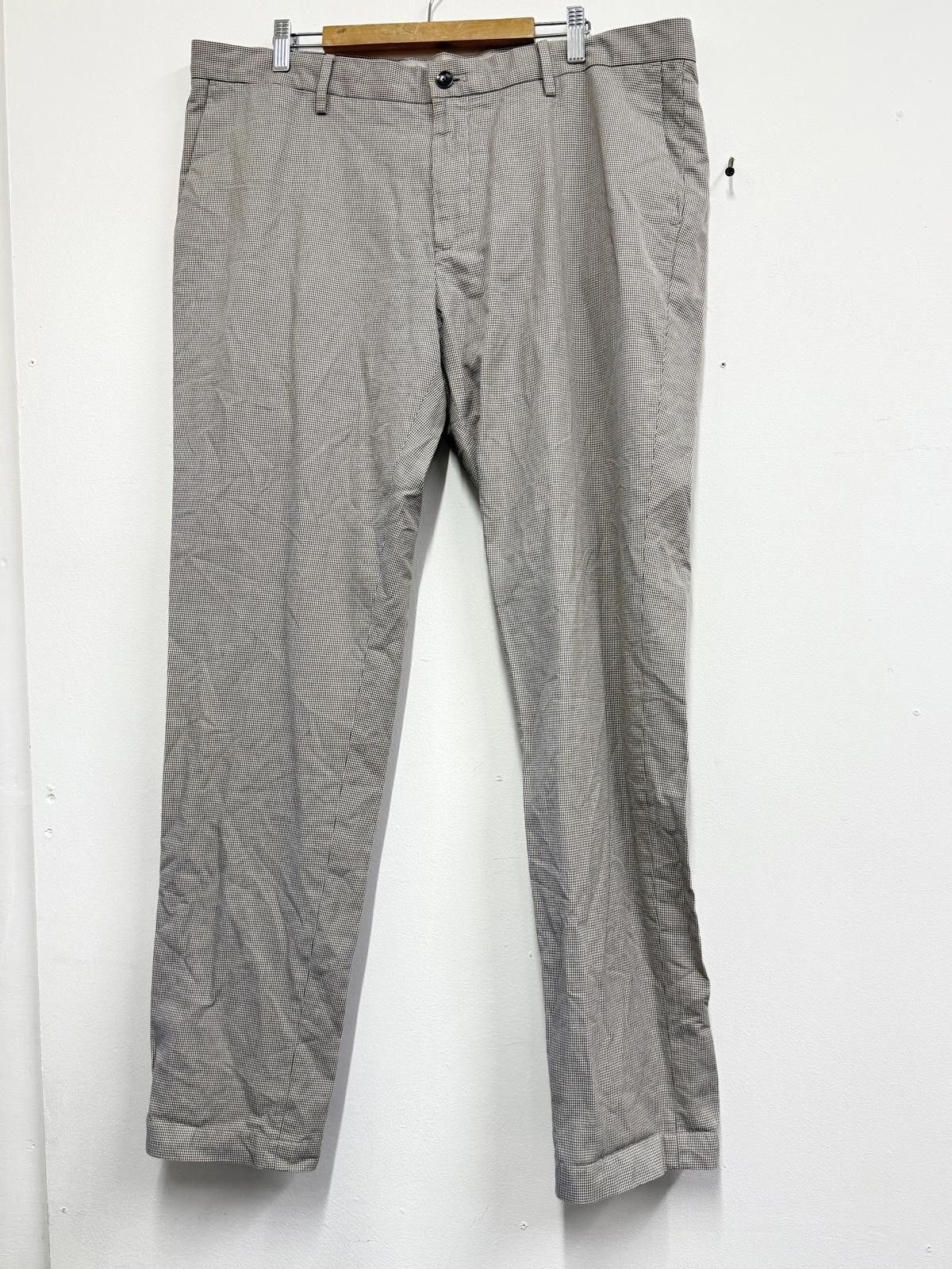 Massimo Dutti Massimo Dutti Men's Casual Pants Beige Checkered Size 48 Size US 32 / EU 48 - 1 Thumbnail
