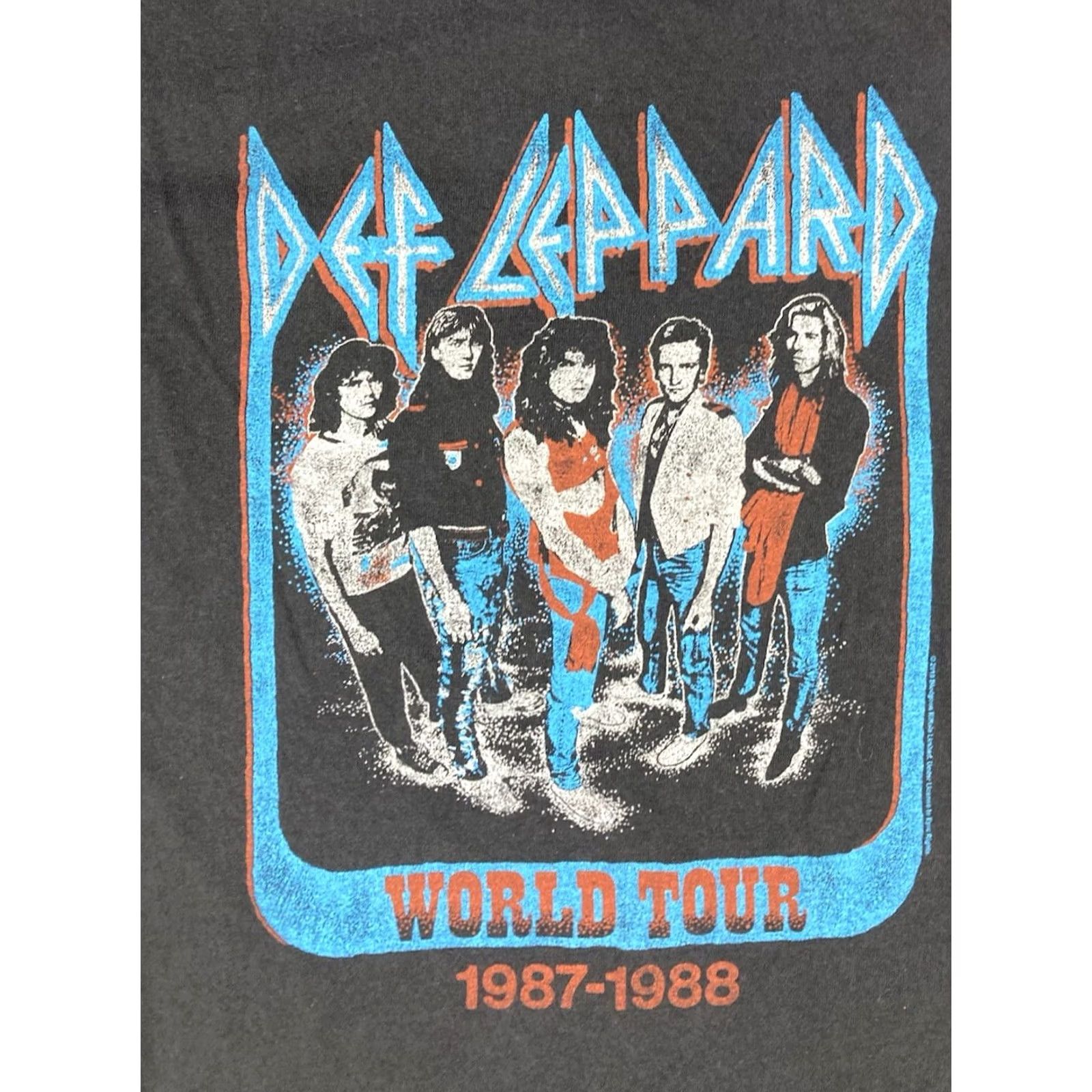 Junk Food VINTAGE Junk Food Def Leppard World Tour 1988 Graphic T-shirt Women XS Black Music Size XS / US 0-2 / IT 36-38 - 2 Thumbnail