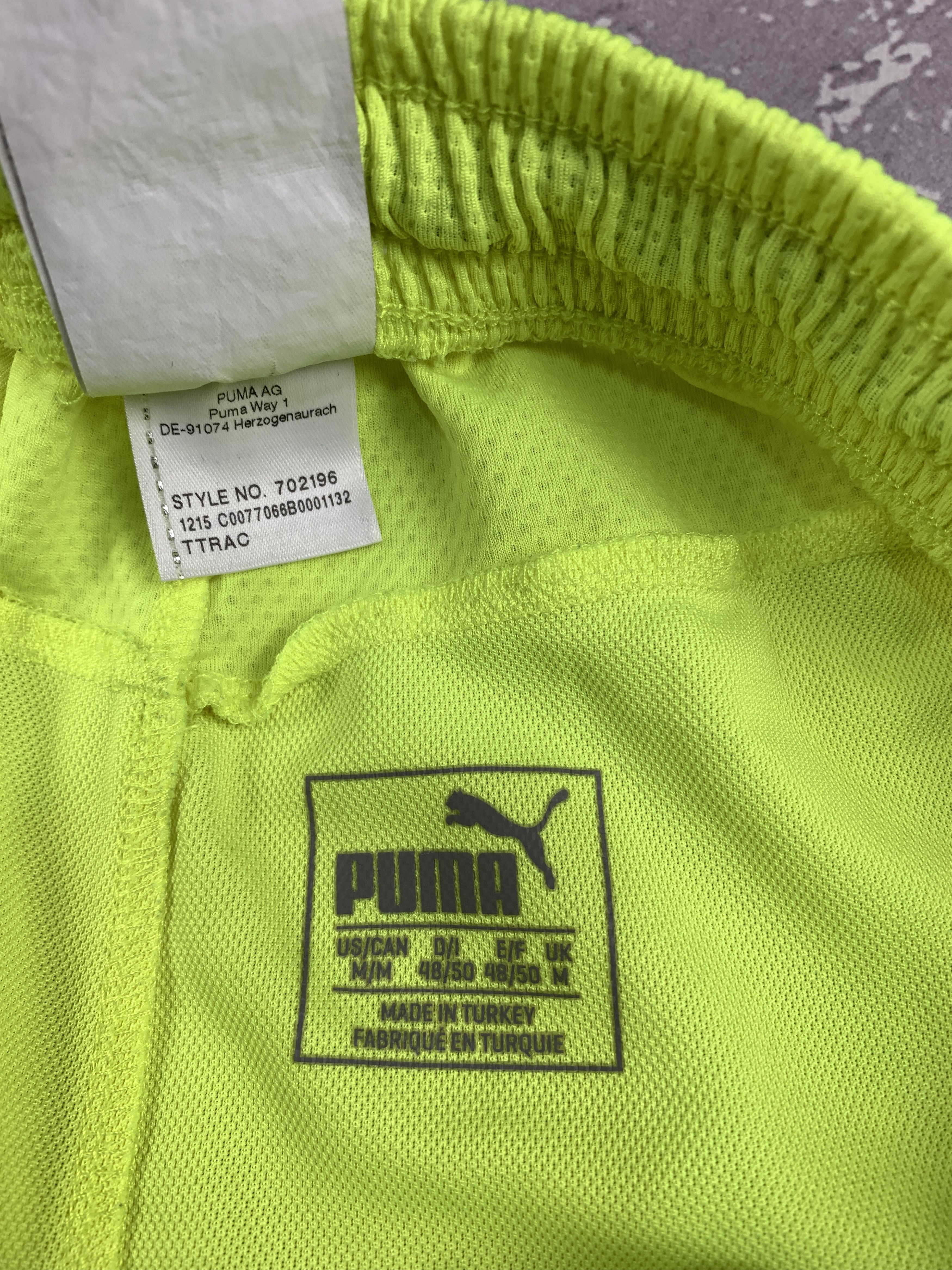 Puma Puma Acid Soccer Football Sport Shorts Mens M Acid Green Size US 32 / EU 48 - 5 Thumbnail