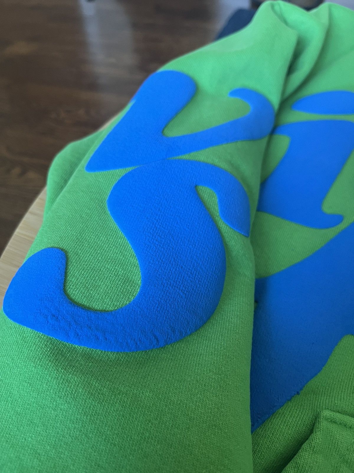 Video Store Apparel Video Store Hoodie - Green w Blue Puff Print Size US M / EU 48-50 / 2 - 5 Thumbnail