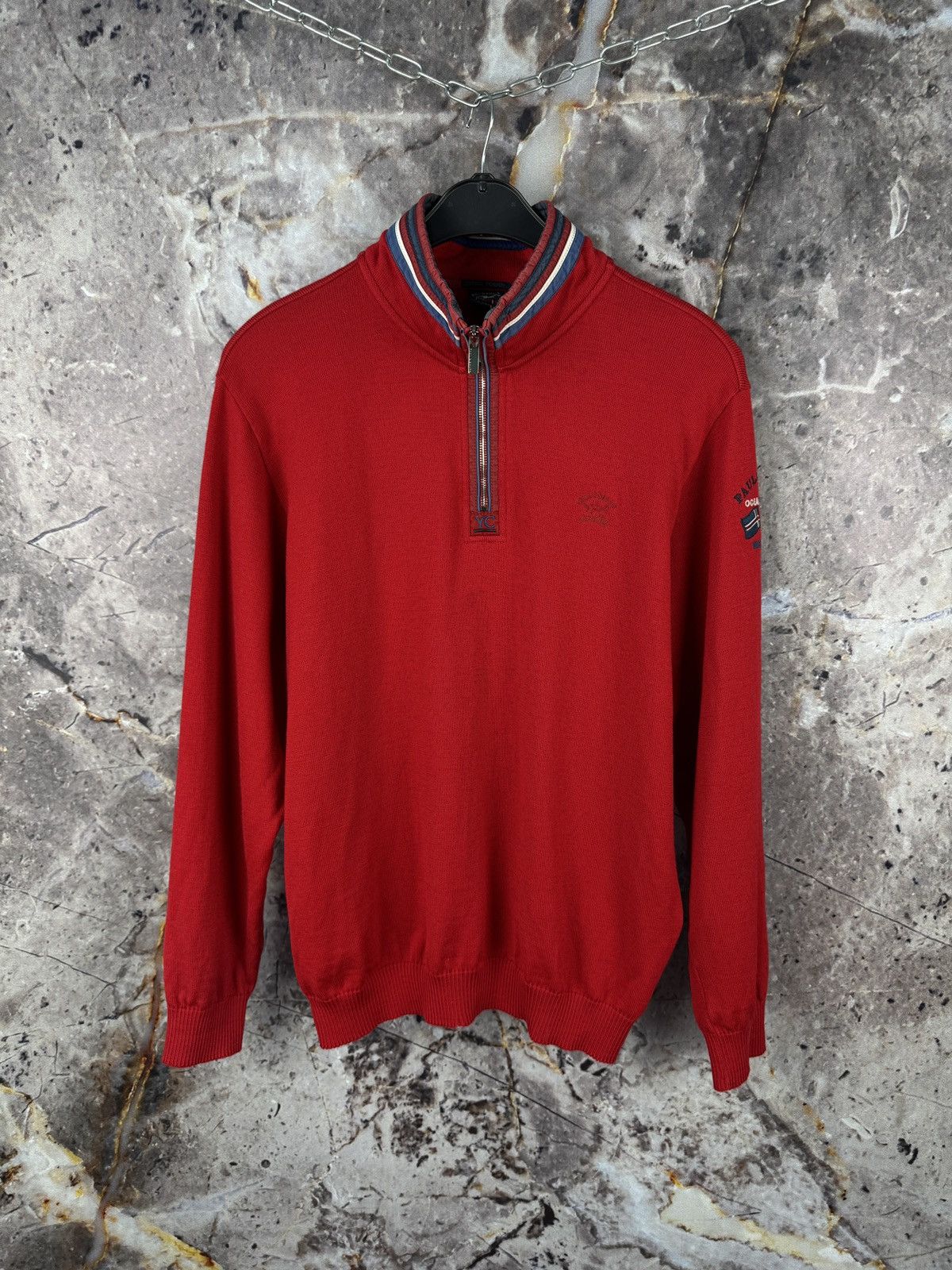 Paul & Shark Mens Paul & Shark Yachting 1/4 Zip Sweater Size Large Size US L / EU 52-54 / 3 - 1 Thumbnail