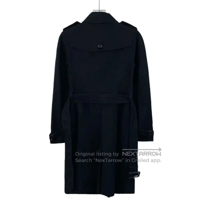 Burberry Burberry Black Cotton Women's Trench Coat. Size XXS / US 00 / IT 34 - 2 Thumbnail
