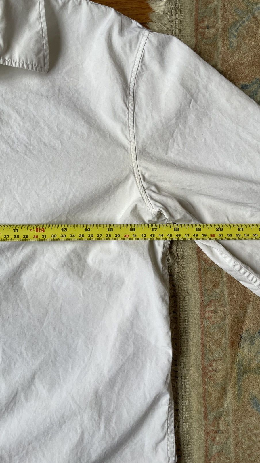 Dsquared2 DSquared2 Made in Italy White Buttonup with Painter Sleeves Size US S / EU 44-46 / 1 - 6 Thumbnail