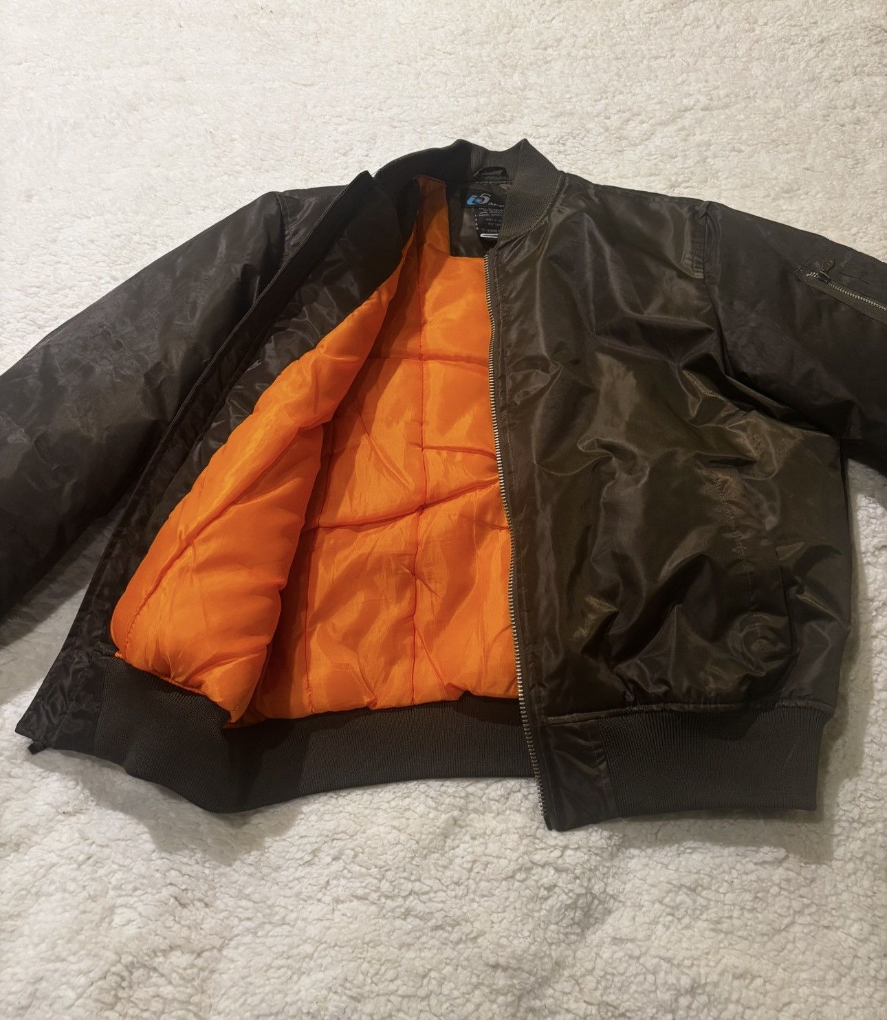 Other Khaki puffer bomber jacket0116 Size US L / EU 52-54 / 3 - 7 Thumbnail