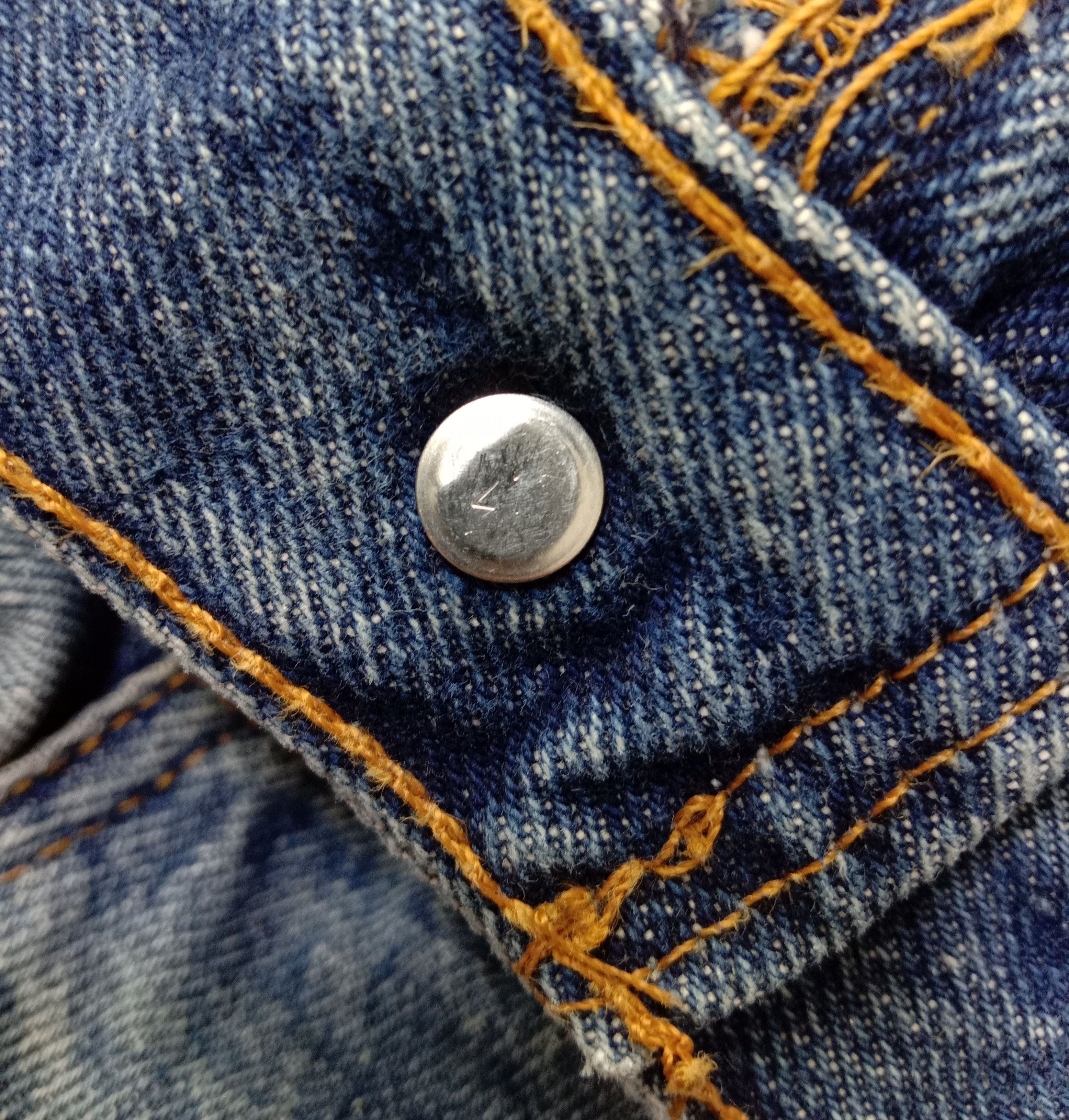 Levi's Vintage Levi's 506 Orange Tab Jeans Faded Blue Denim Size US 34 / EU 50 - 10 Thumbnail