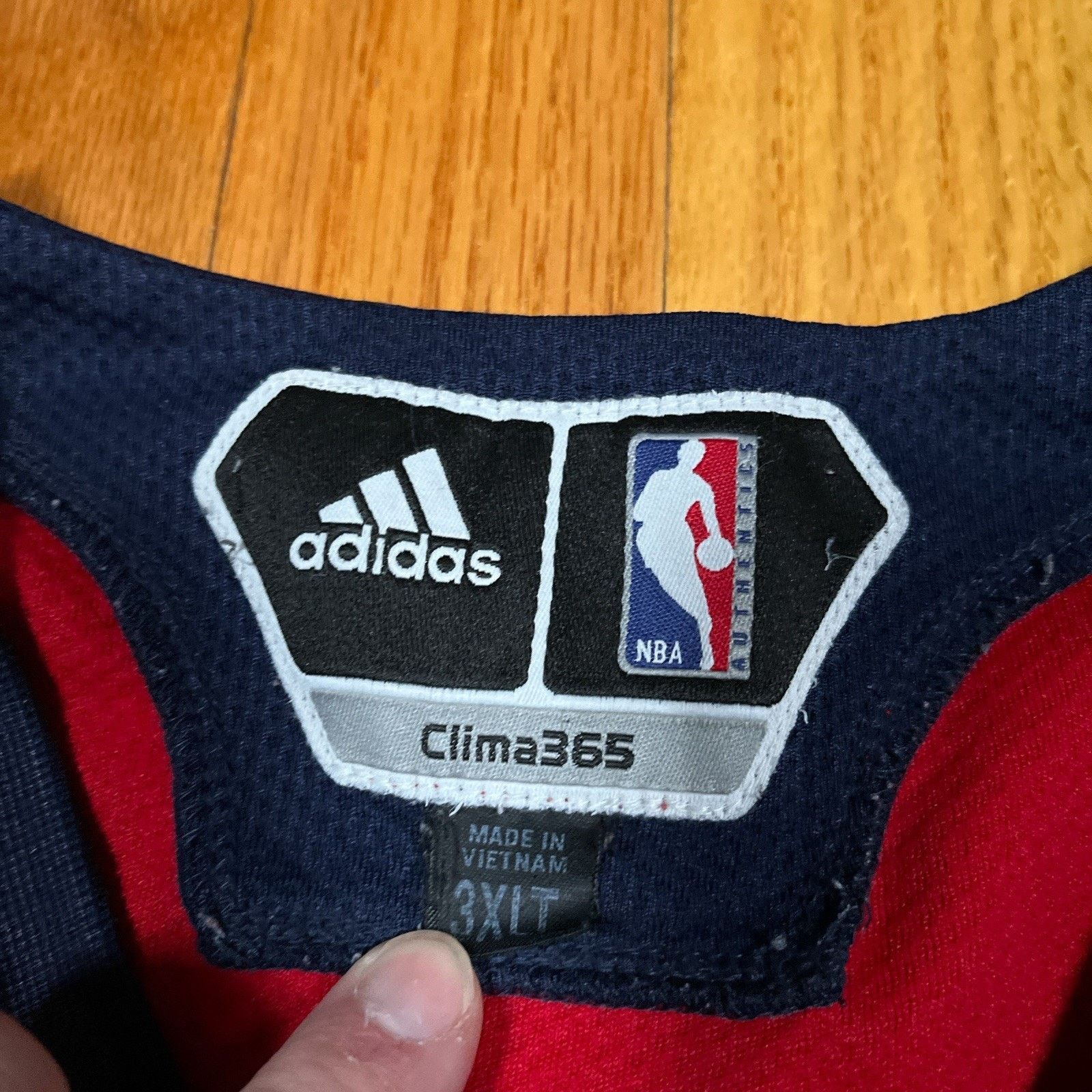 Adidas New Jersey Nets Adidas Jersey NBA Basketball 3XLT FLAWS Size US XXL / EU 58 / 5 - 4 Thumbnail