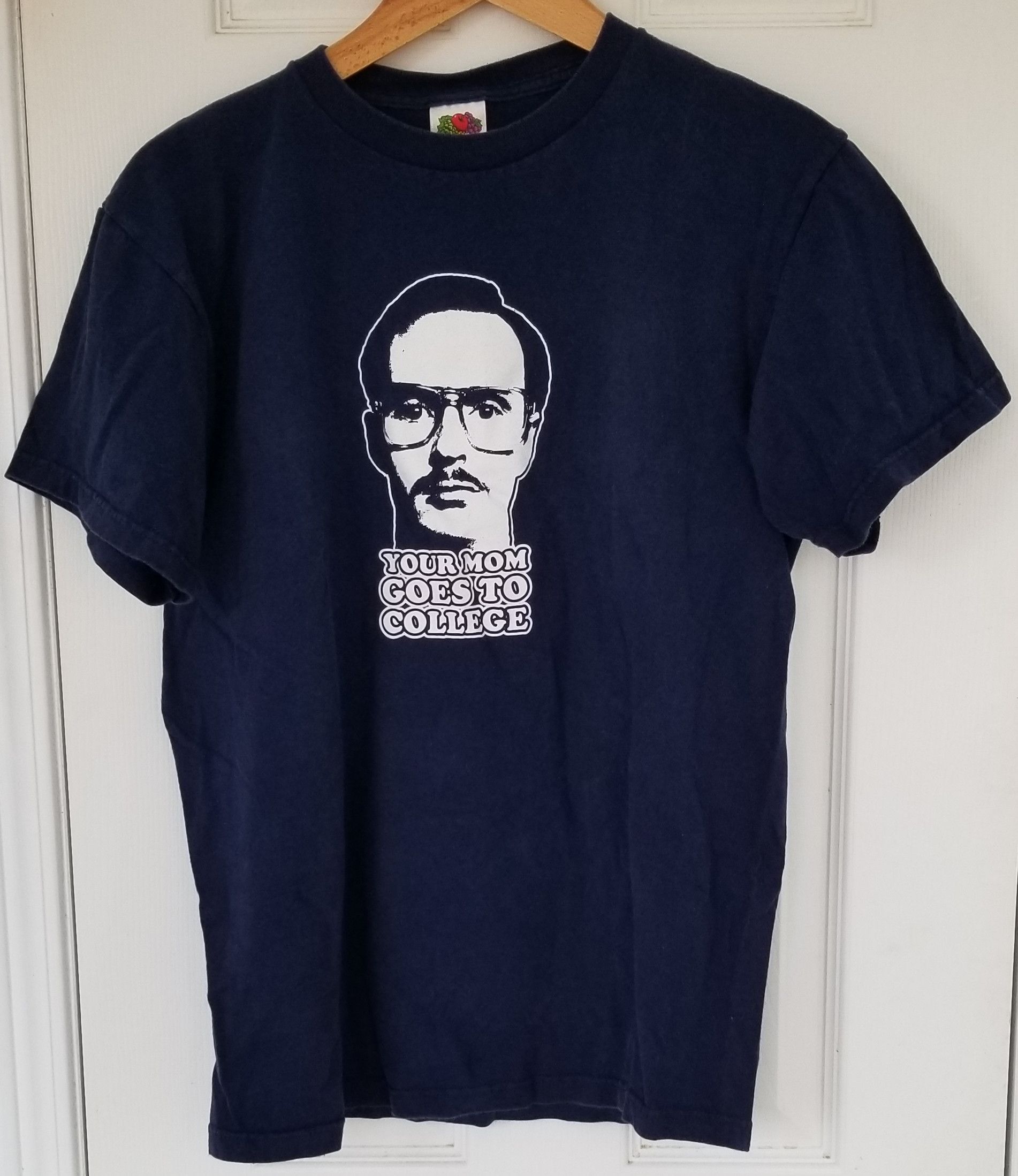 Vintage Vintage Napoleon Dynamite Kip College Navy Blue T Shirt Size US M / EU 48-50 / 2 - 1 Thumbnail