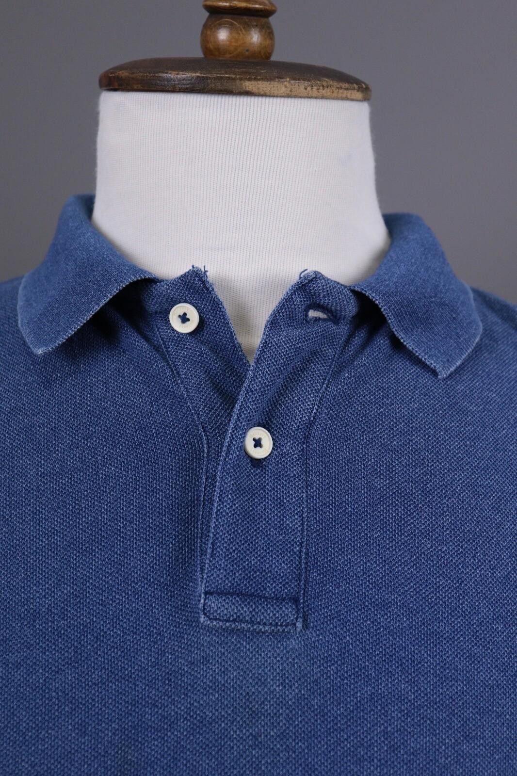 Designer Hackett London Classic Fit Blue Polo Shirt Size XL Size US XL / EU 56 / 4 - 5 Thumbnail