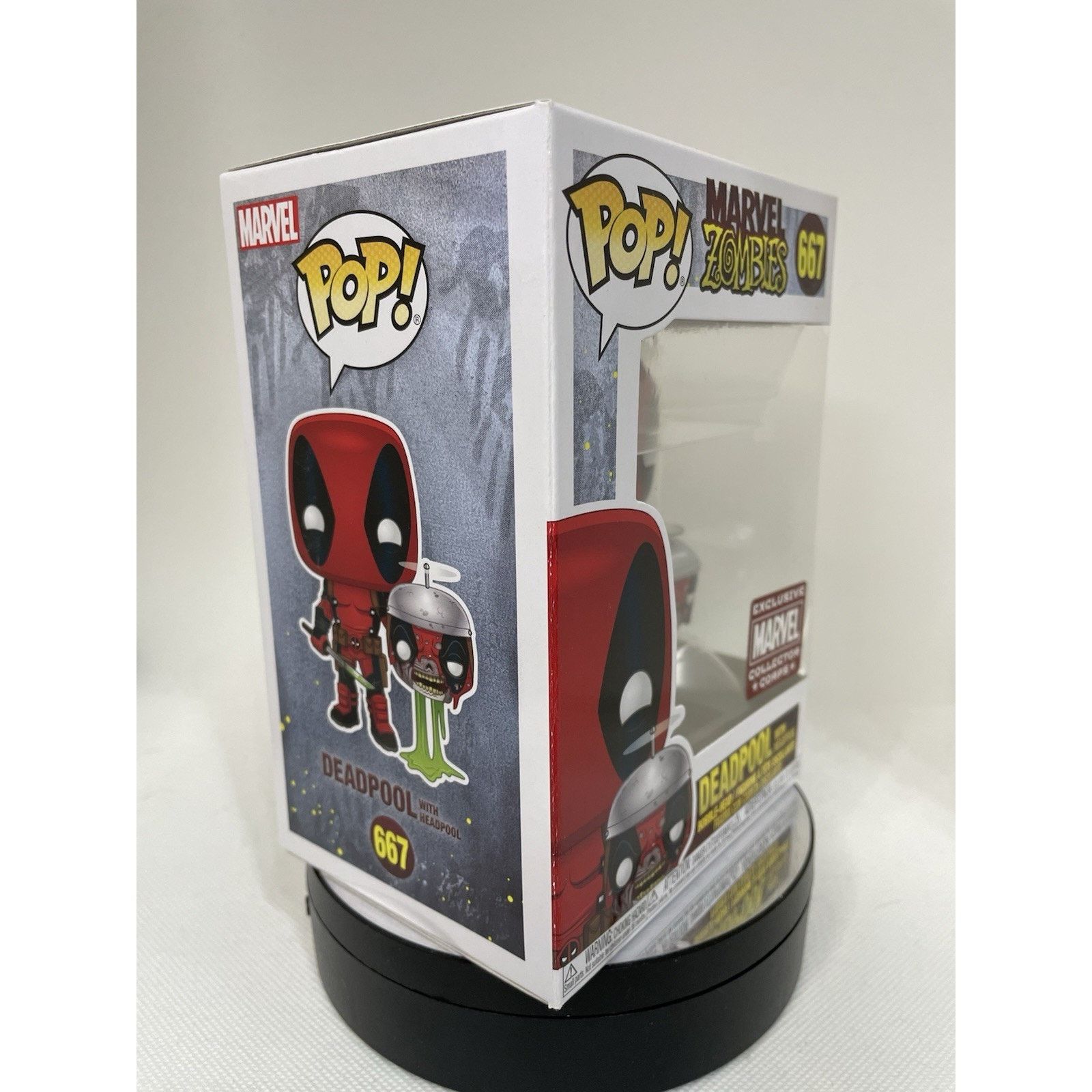 Marvel Comics Funko POP 667 Deadpool w Headpool Collector Corps Exclusive Size ONE SIZE - 8 Thumbnail