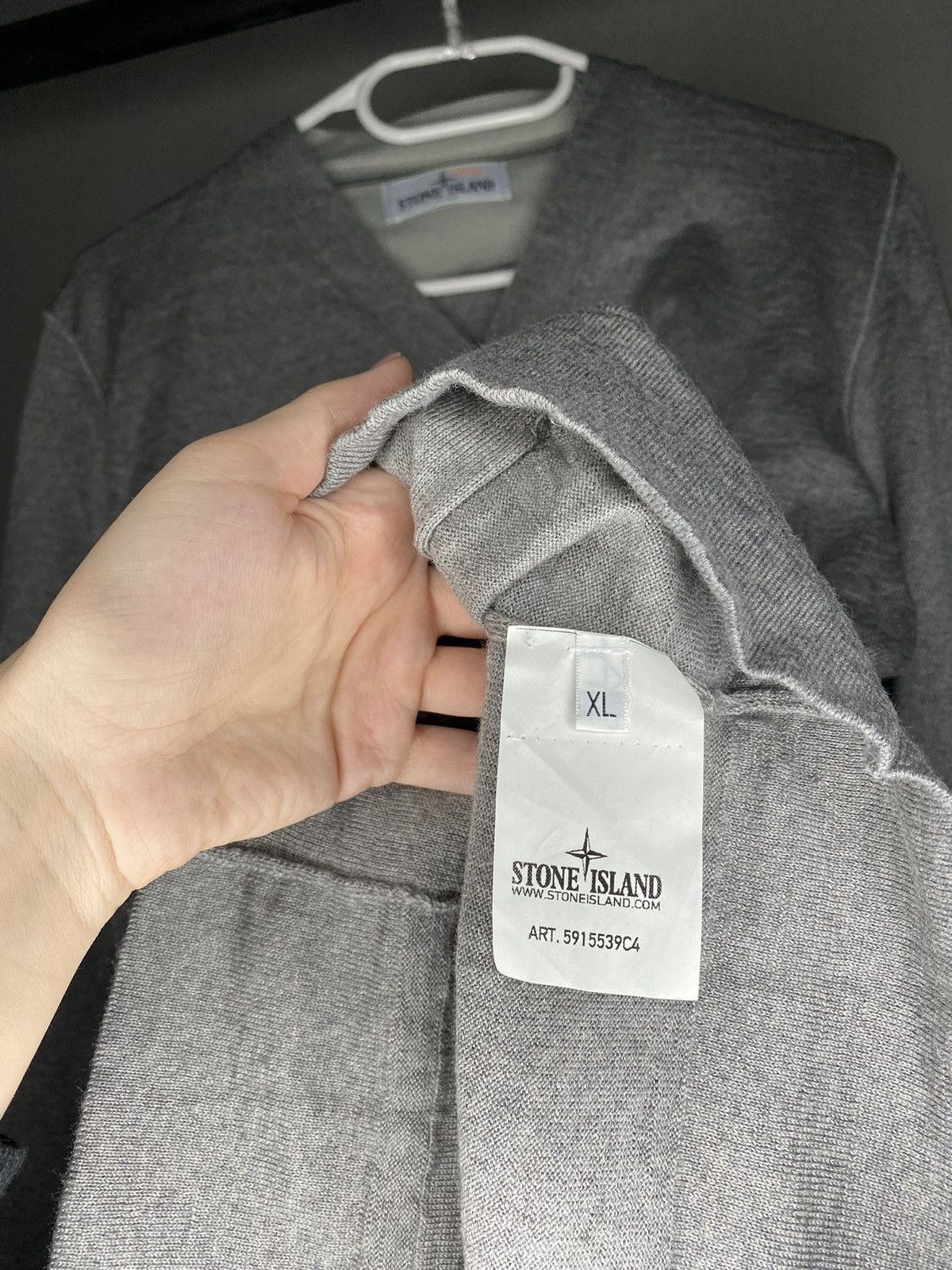 Stone Island Stone Island men's sweater, size XL, like new, classic gray Size US XL / EU 56 / 4 - 4 Thumbnail