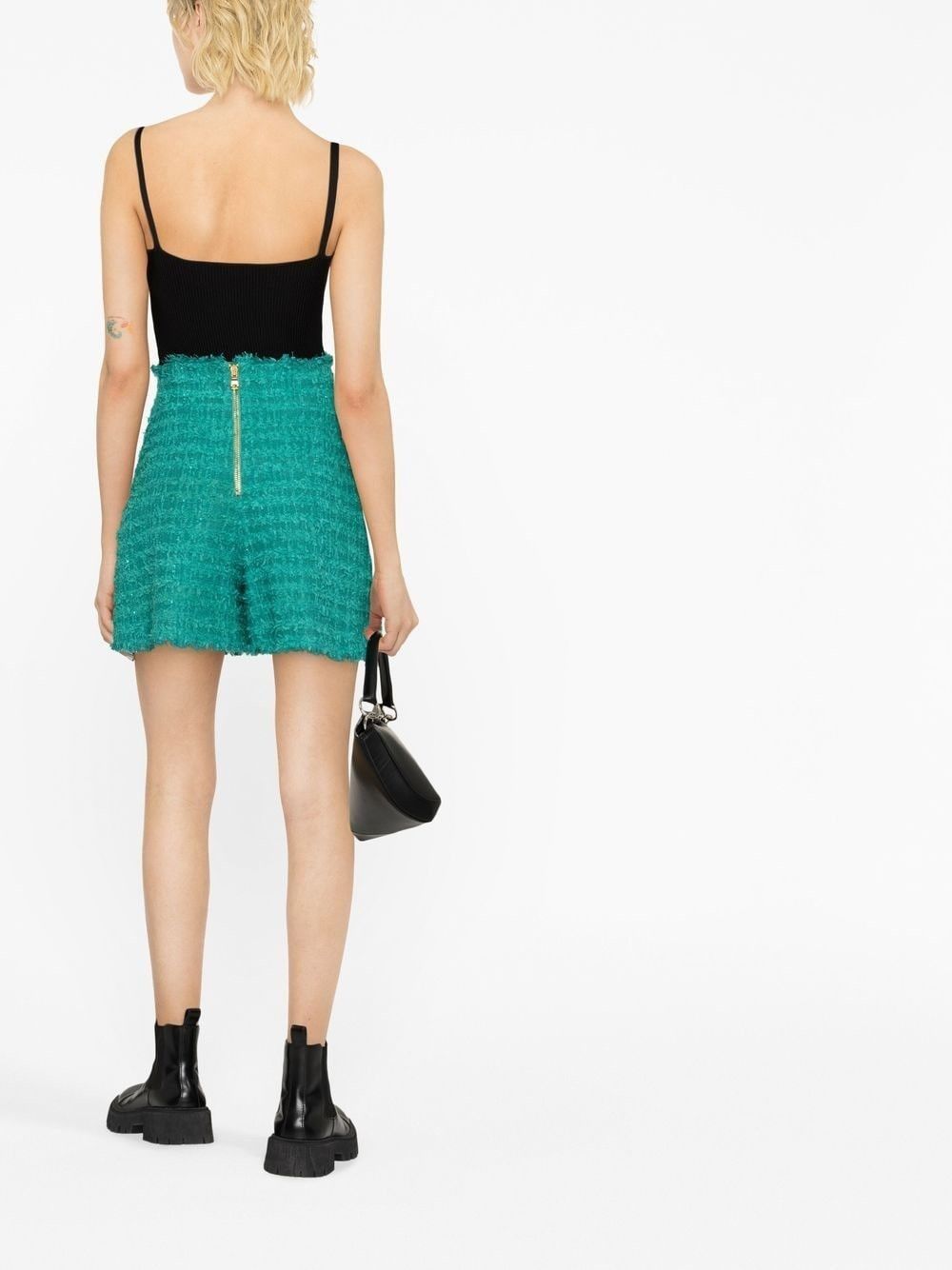 Alexander McQueen o1y0225 Bustier Top in Black Size XS / US 0-2 / IT 36-38 - 4 Thumbnail