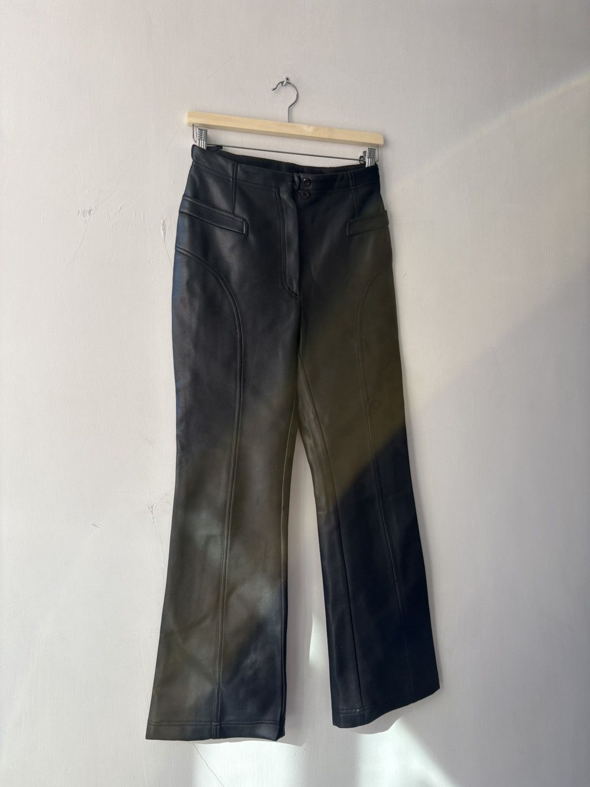 Vintage Vintage leather trousers Size 26" / US 2 / IT 38 - 12 Thumbnail
