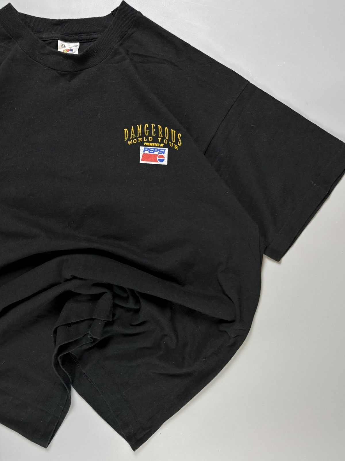 Michael Jackson × Pepsi × Vintage Michael Jackson – Dangerous World Tour x Pepsi tee 1992/3 Size US XL / EU 56 / 4 - 3 Thumbnail
