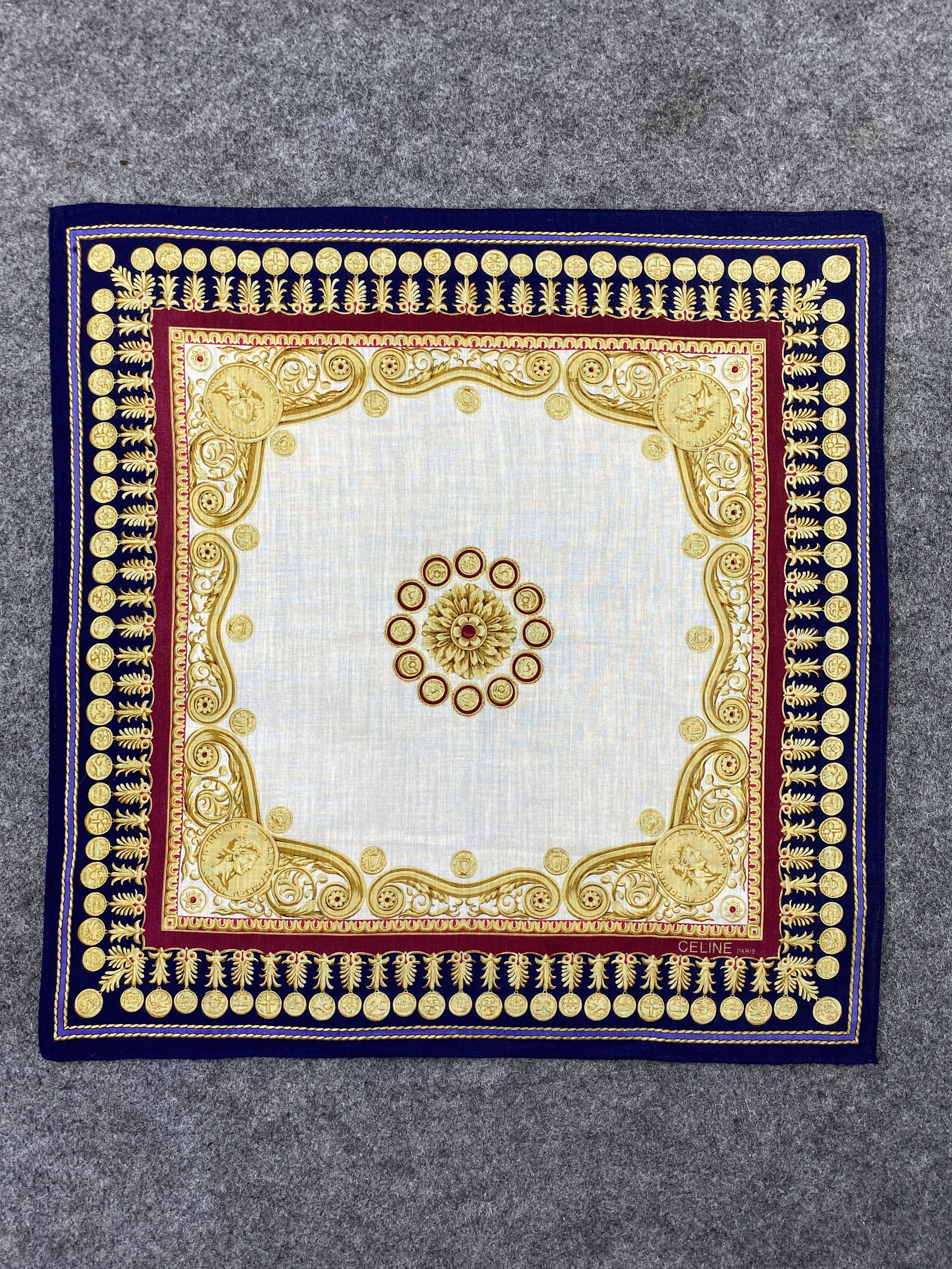 Celine × Vintage Celine handkerchief bandana neckerchief-B172 Size ONE SIZE - 3 Thumbnail