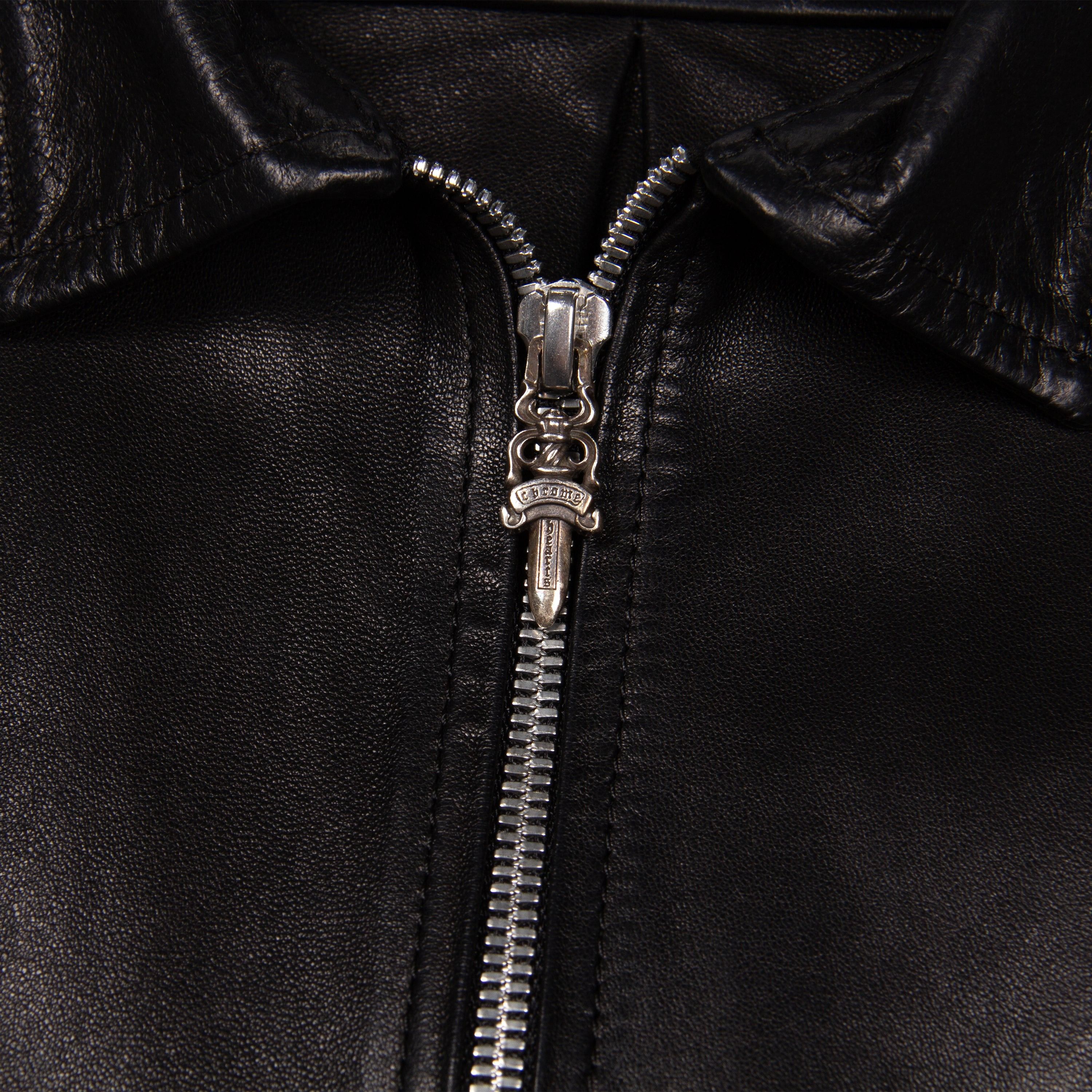 Chrome Hearts CHROME HEARTS LEATHER DOUBLE ZIP SHIRT Size US M / EU 48-50 / 2 - 5 Thumbnail