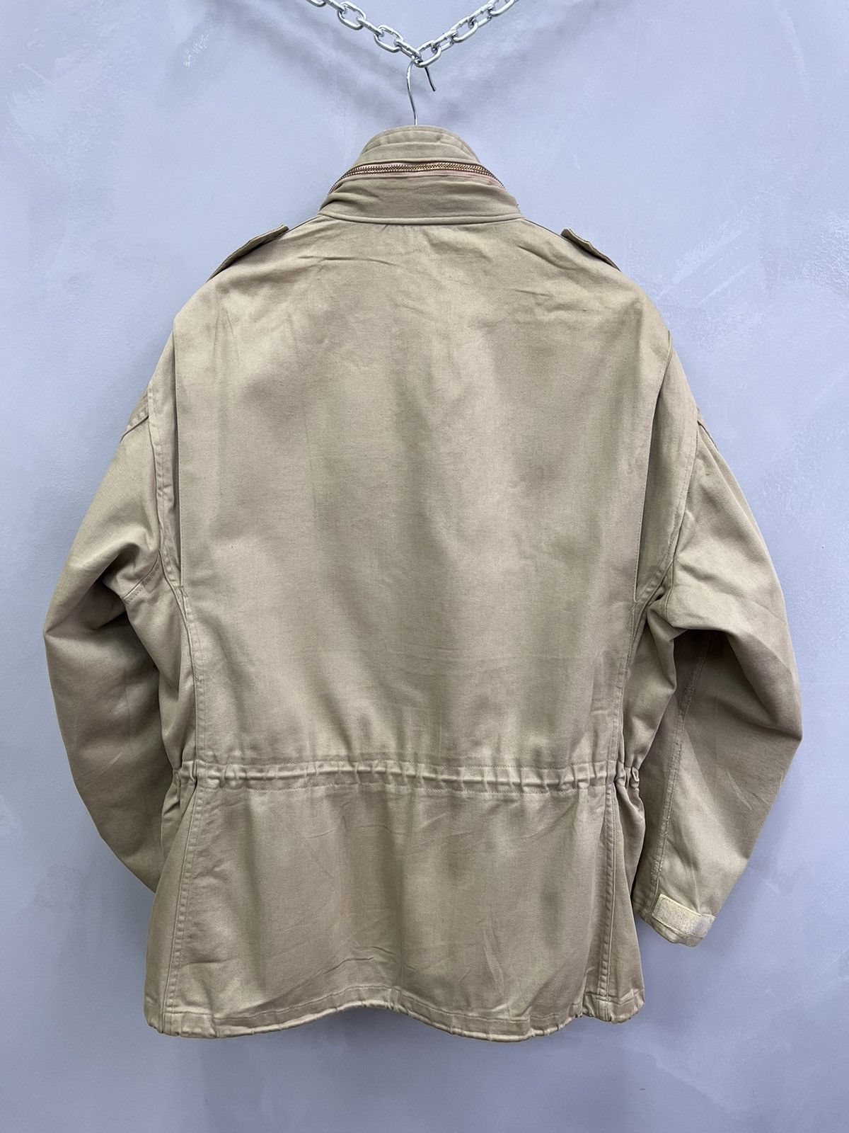 90s Alpha Industries M65 Field Jacket Distressed scovill zip