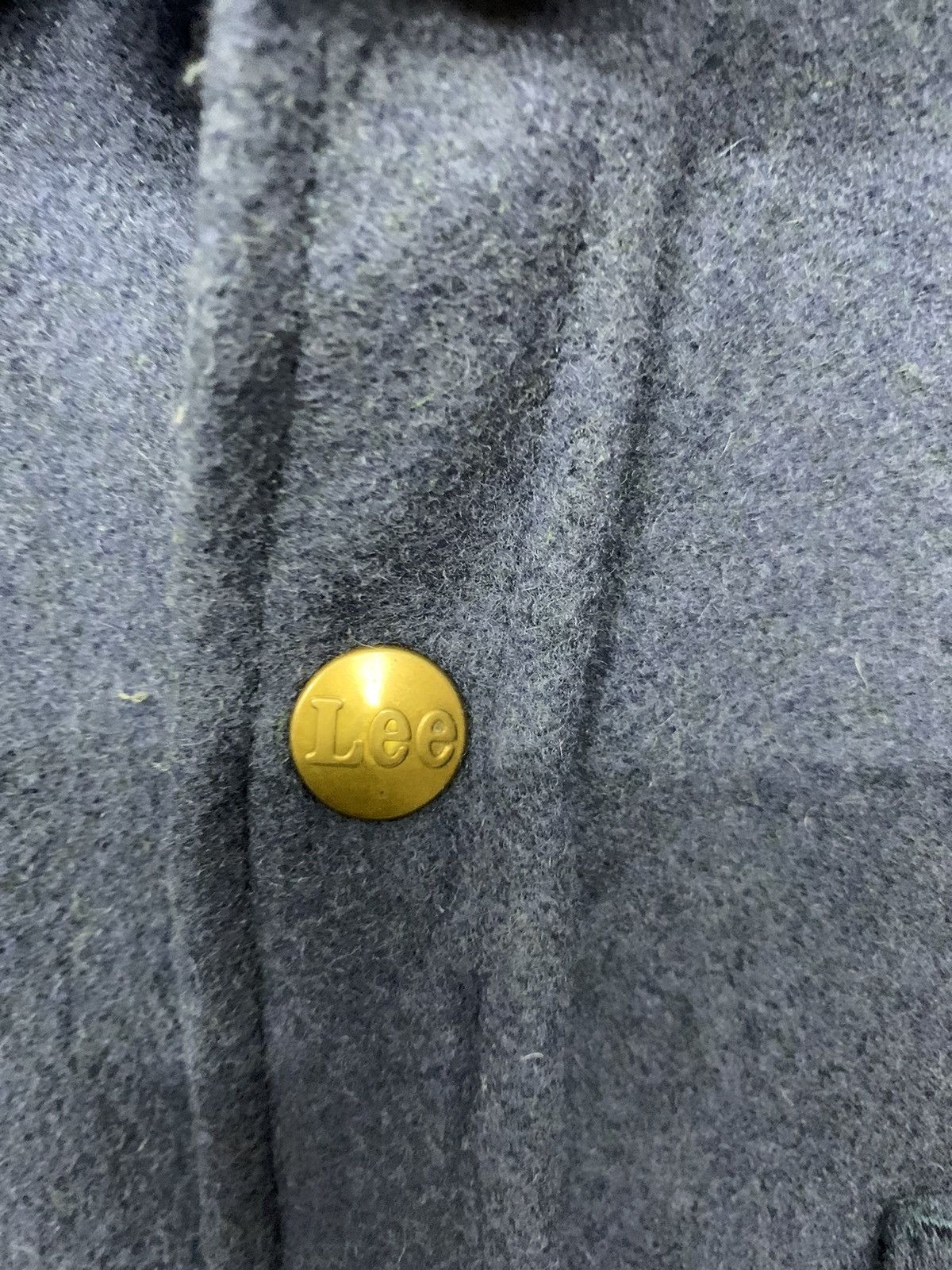 Lee × Vintage Vintage 90's Lee Snap Button Wool Jacket Size US M / EU 48-50 / 2 - 8 Thumbnail