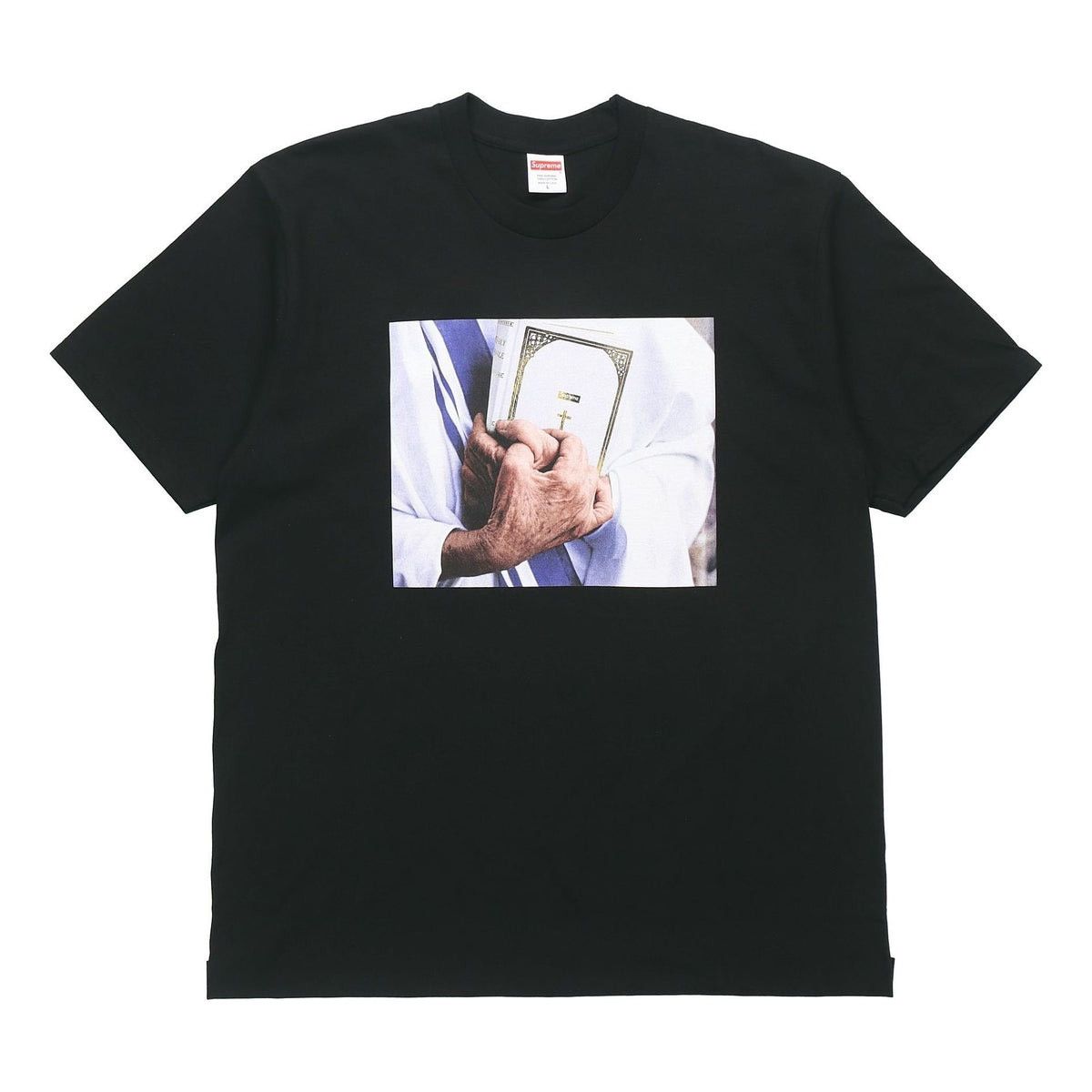 Image of Supreme Bible Tee Black Small, Men's