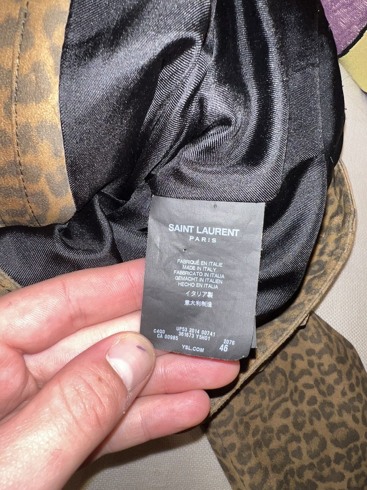 Saint Laurent Paris Saint Laurent Hedi leopard print jacket Size US S / EU 44-46 / 1 - 13 Thumbnail