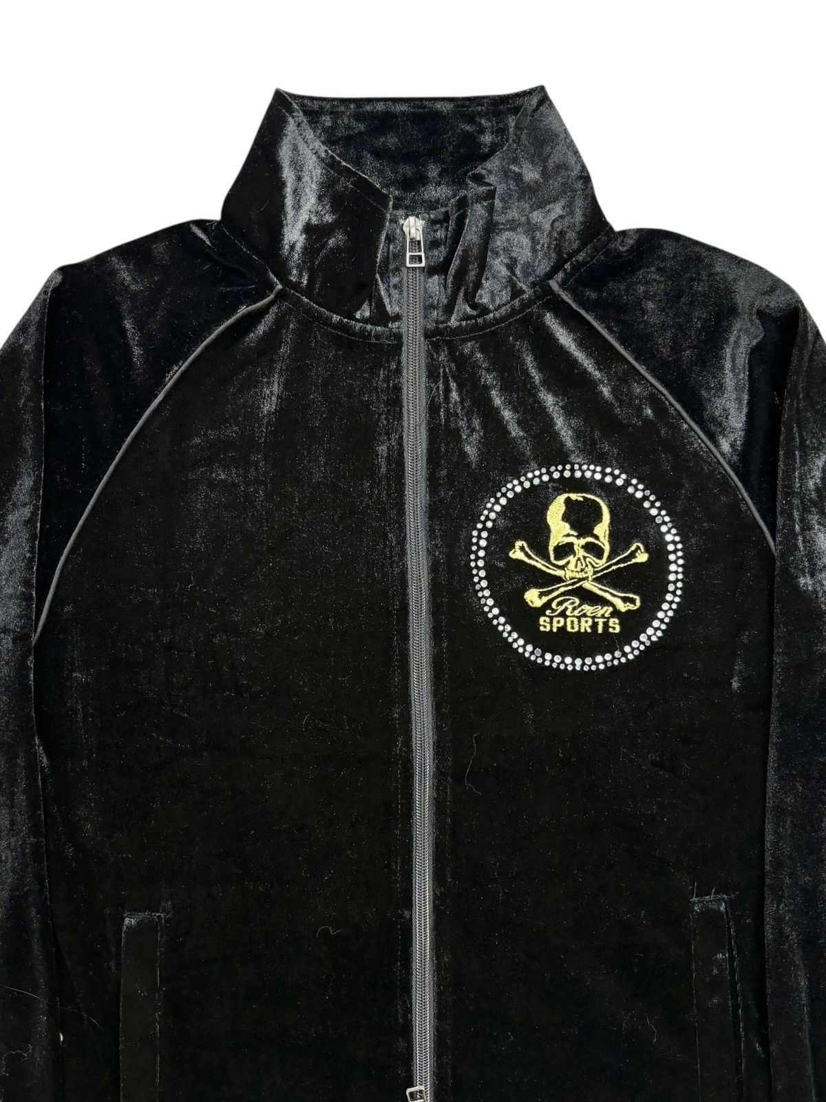 Roen 2000s Roen - Velvet Tracktop Jacket Size US M / EU 48-50 / 2 - 6 Thumbnail