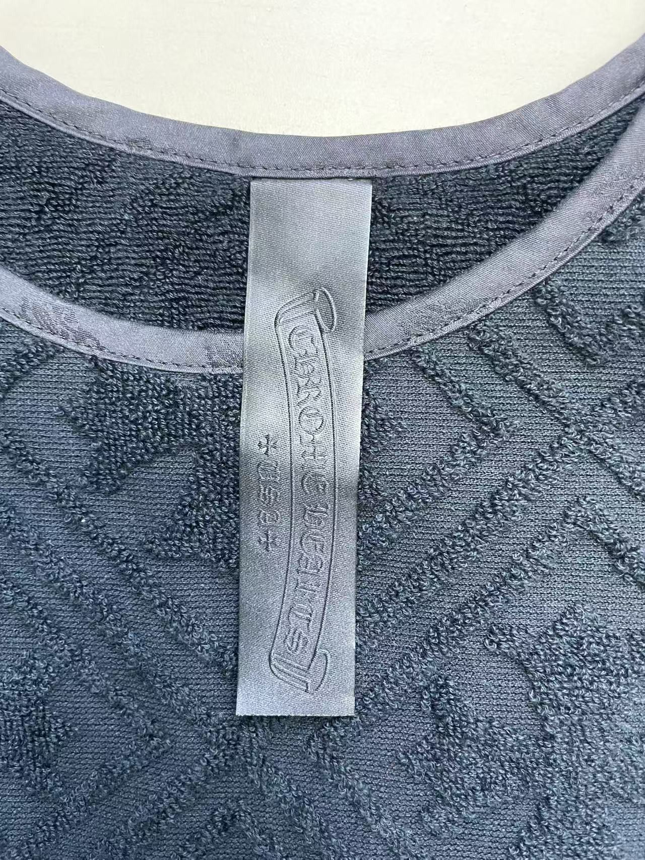 Chrome Hearts Chrome Hearts Terry Cloth Plus Monogram Black Tank Top Size M / US 6-8 / IT 42-44 - 5 Thumbnail