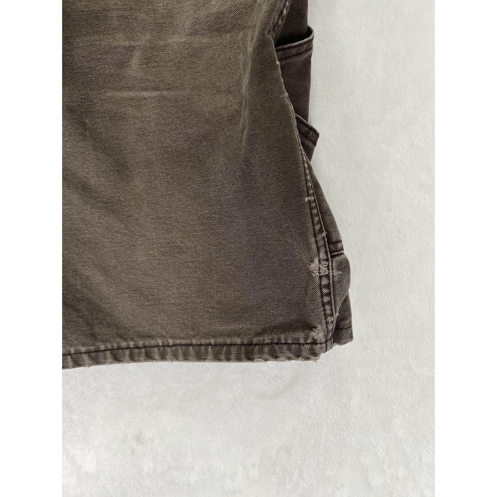 Vintage Vintage Big Smith Brown Carpenter Canvas Shorts Size 40 Dist Size US 40 / EU 56 - 5 Thumbnail