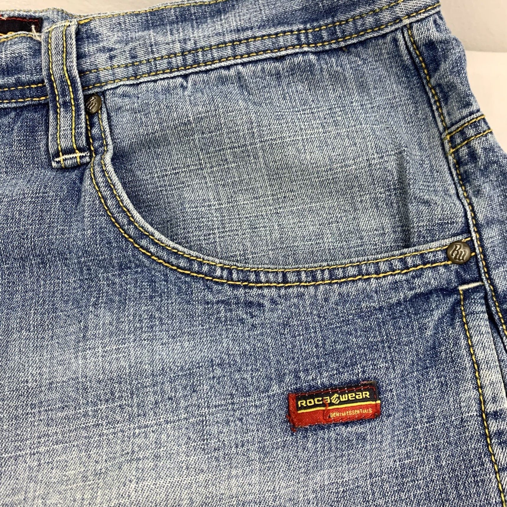 Rocawear VINTAGE Rocawear Jeans Men's 38 Relaxed Baggy Denim Blue 90s Grunge Y2K Urbanwear Mens Size US 38 / EU 54 - 3 Thumbnail