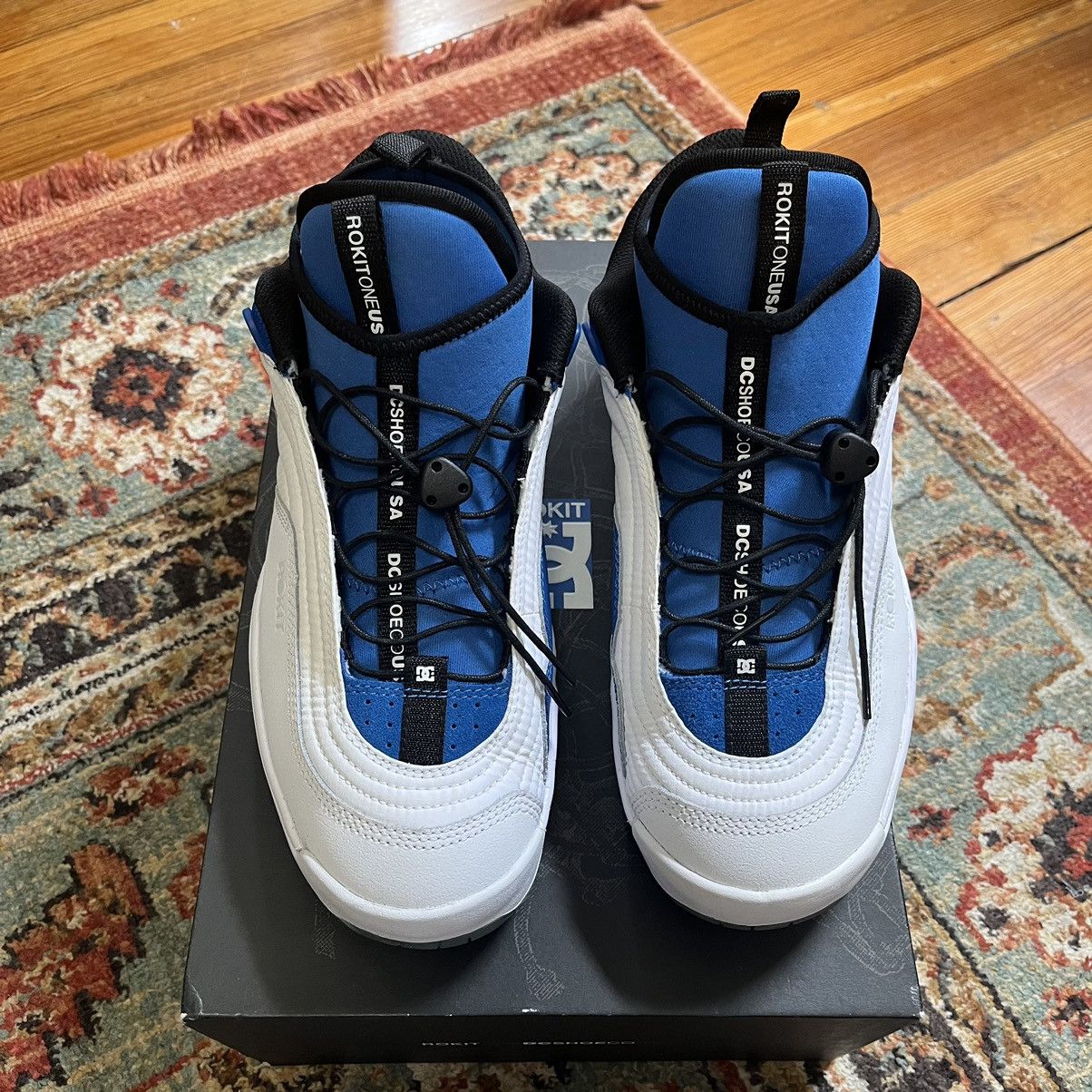 DC Shoe x Rokit Williams OG White/Blue Size 11 Sneakers