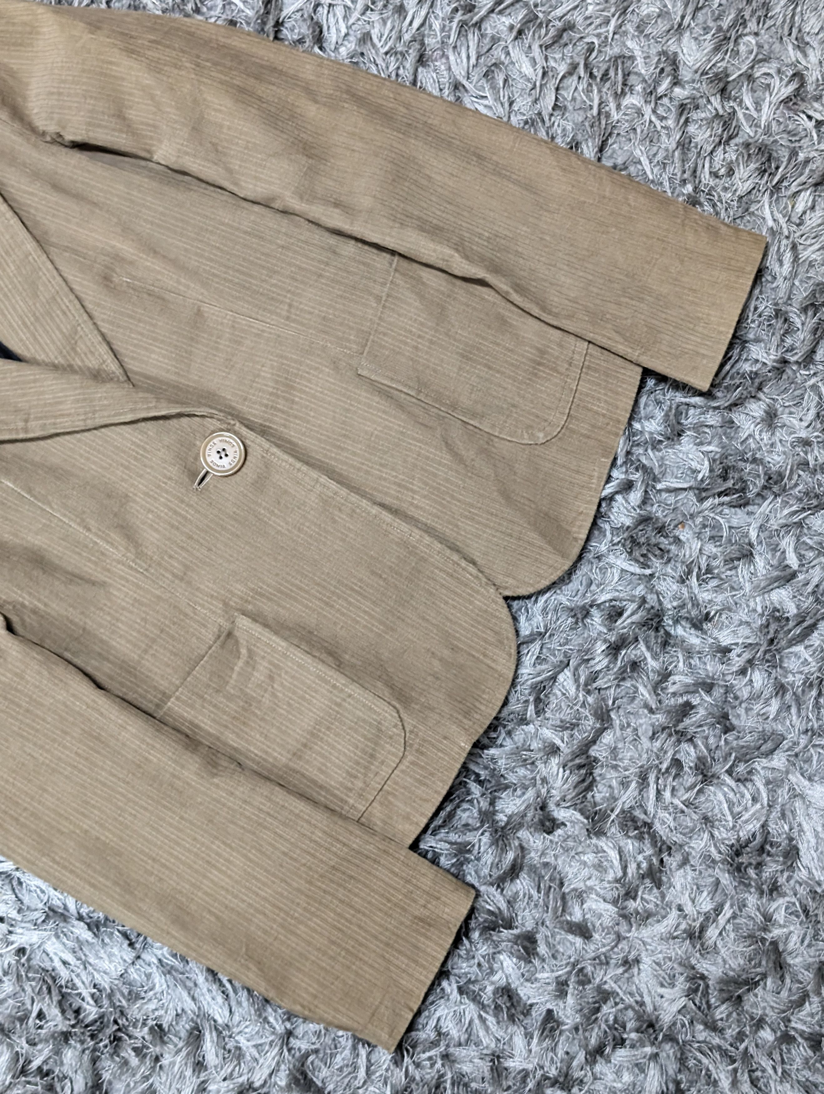 Sonia Rykiel Sonia by Sonia Rykiel Single Button Stripe Jacket Coat Size S / US 4 / IT 40 - 4 Thumbnail